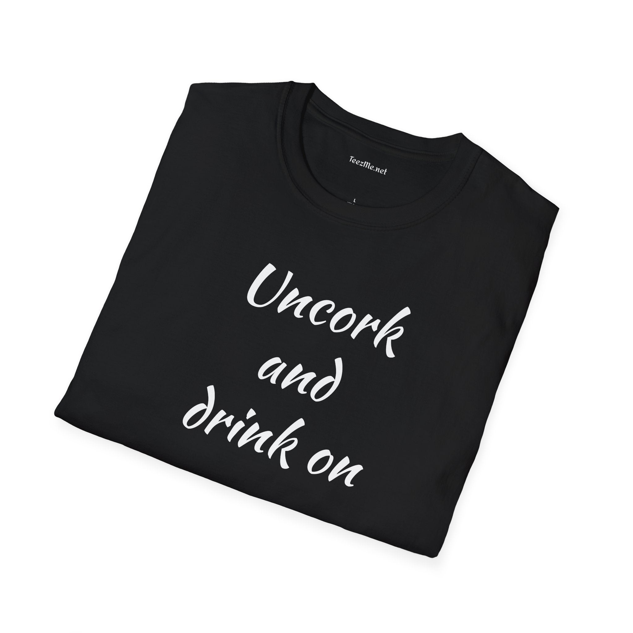 Uncork - Unisex Softstyle T-Shirt 100% Cotton Graphic