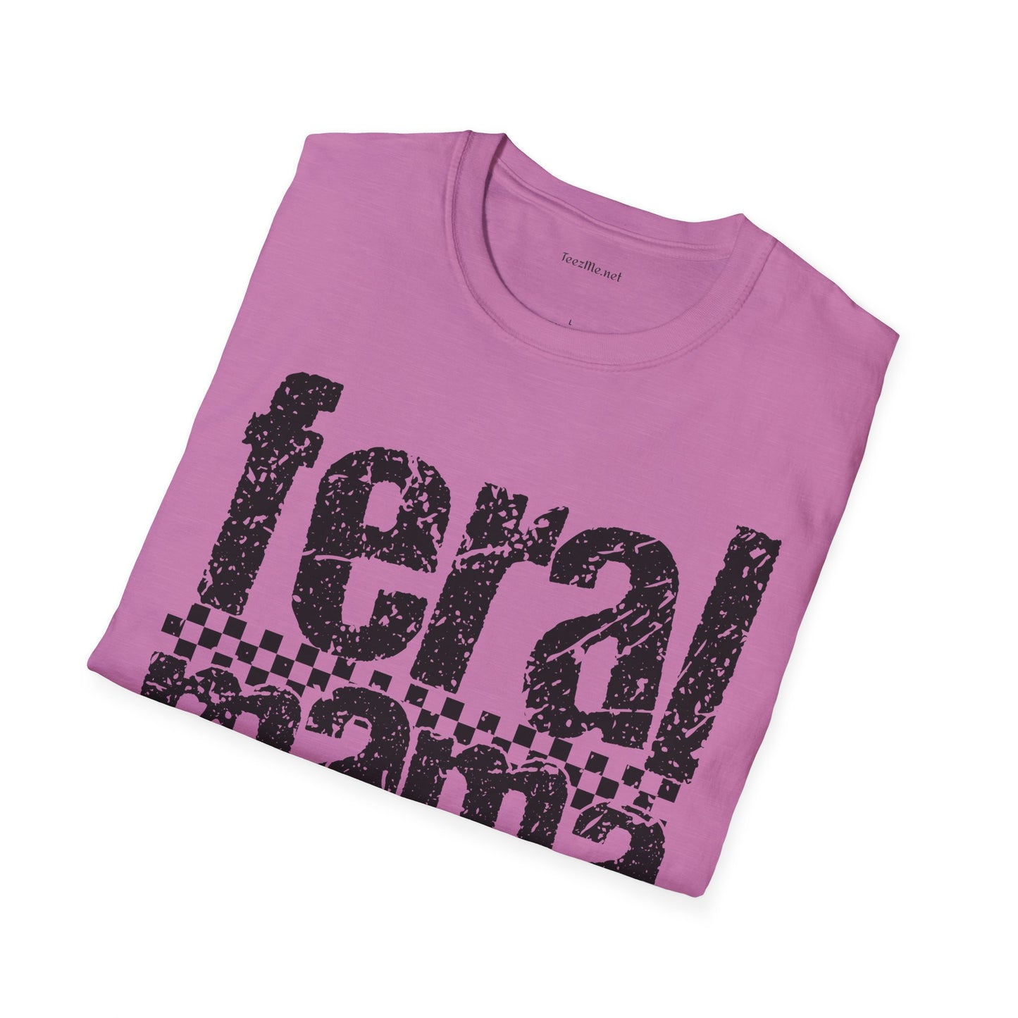 Feral Mama 01 Unisex SoftStyle T-Shirt 100% Cotton Graphic