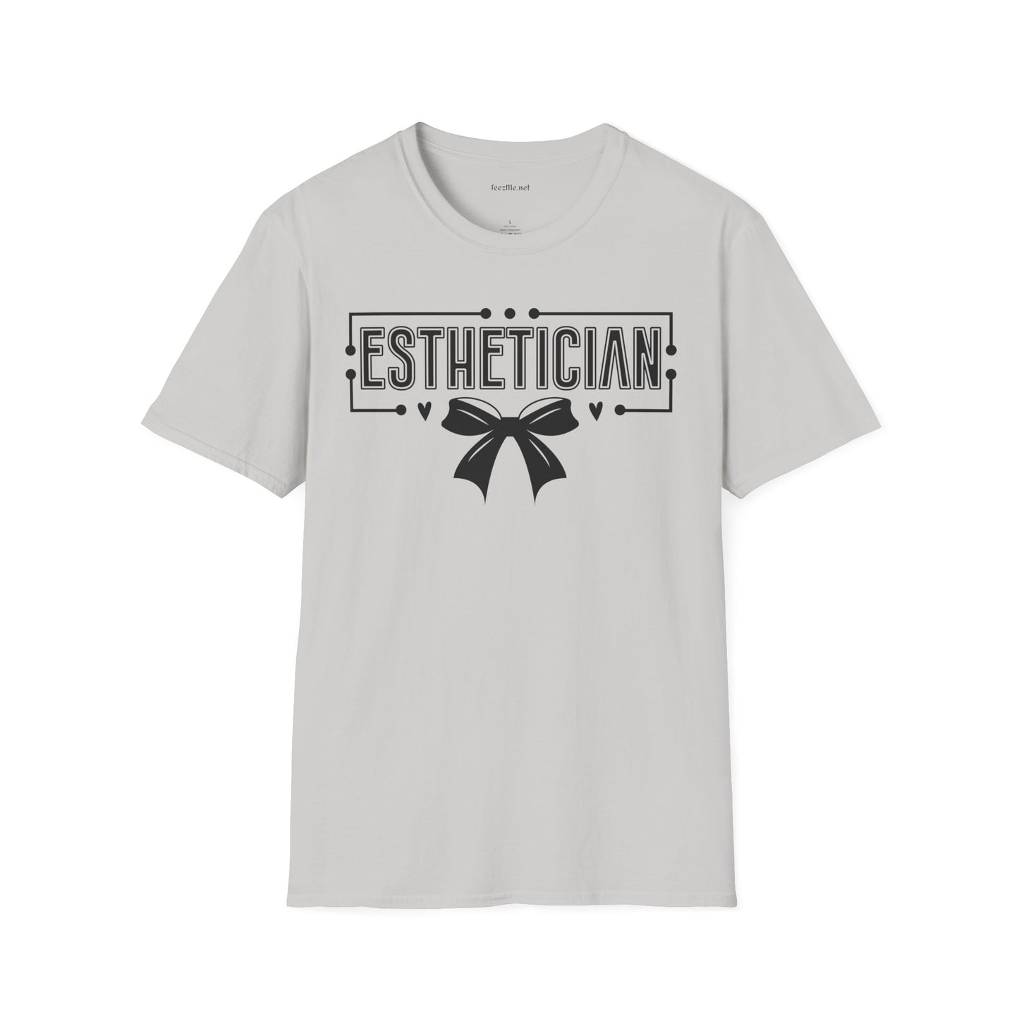 Esthetician  with bow 01 Unisex Soft Style T-Shirt 100% Cotton Graphic
