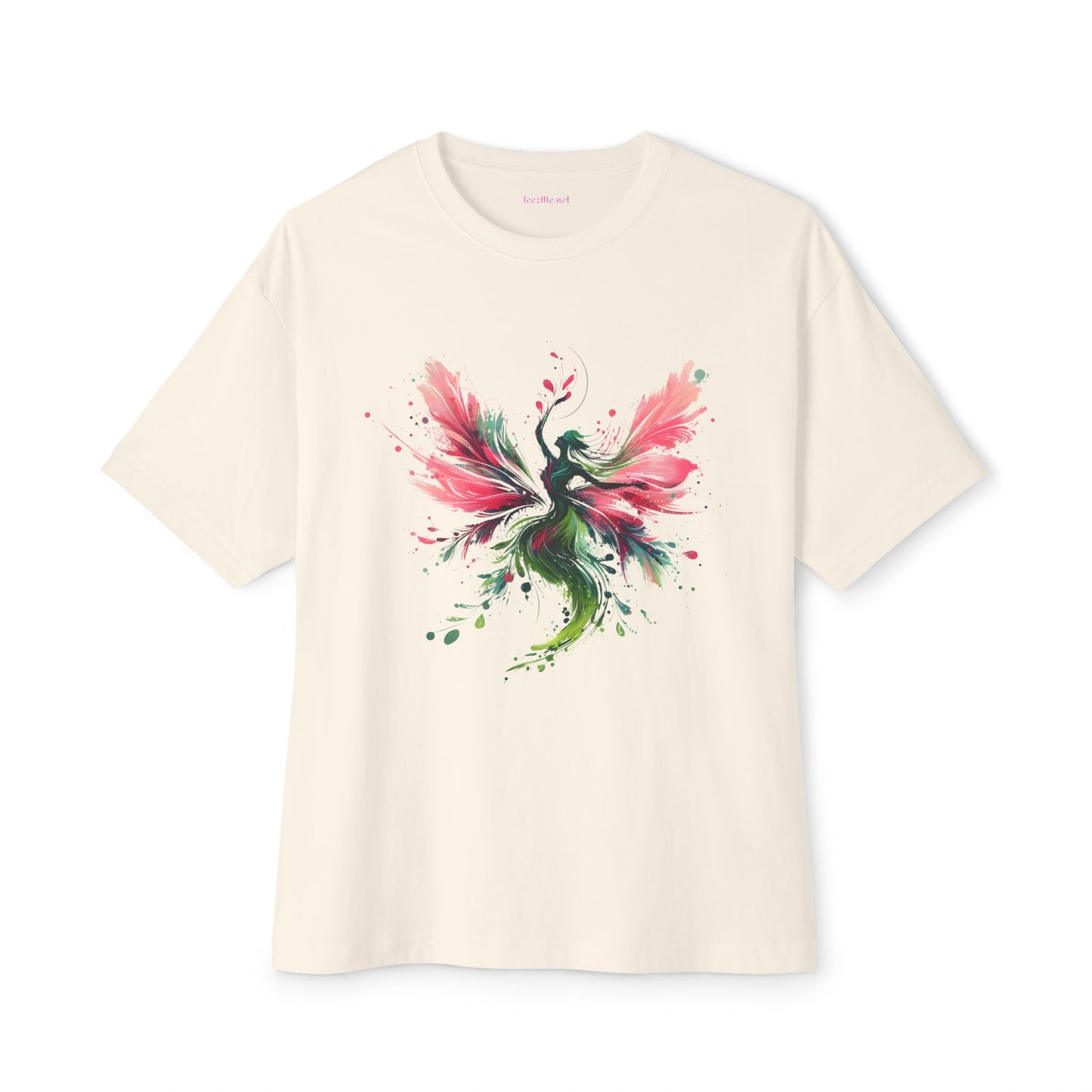 Fairy Garden 01 Unisex Oversized Boxy Tee