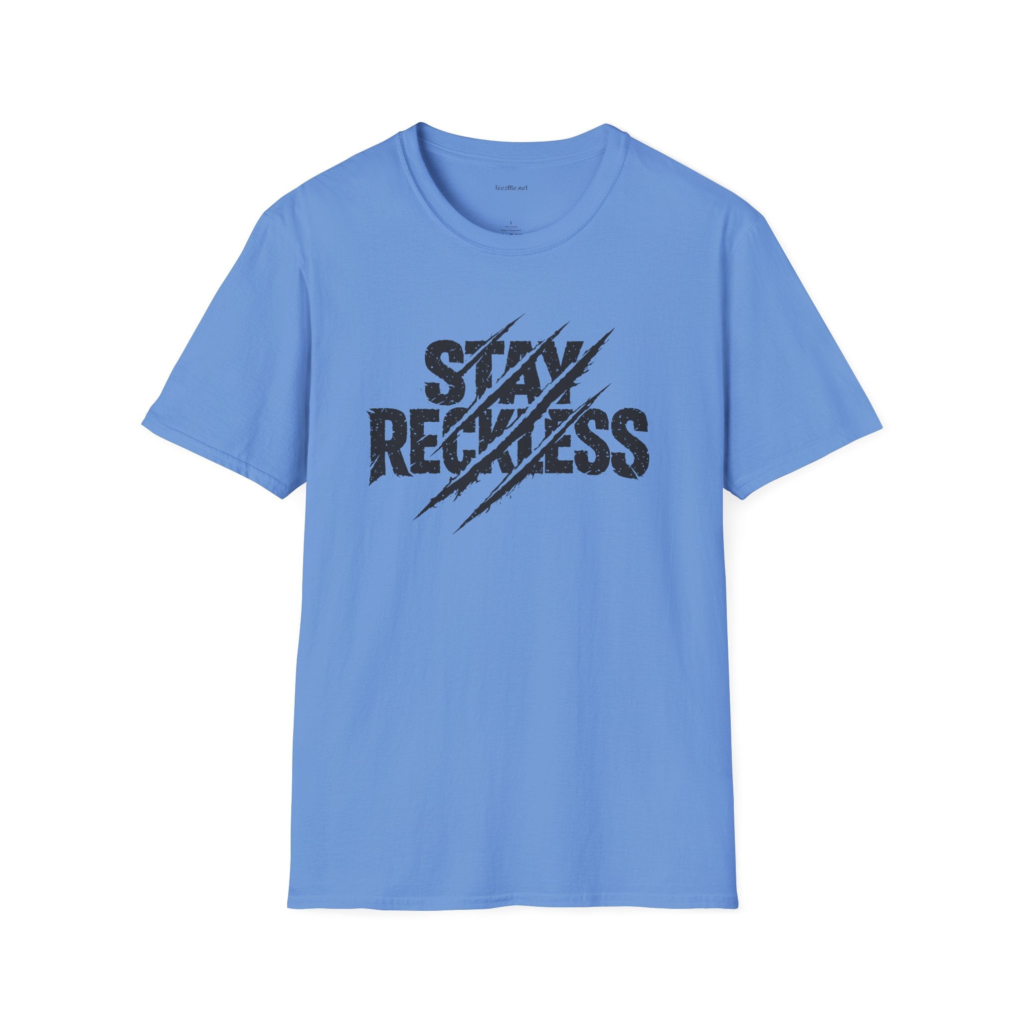 Stay Reckless T-Shirt — Distressed Claw-Mark Graphic Tee