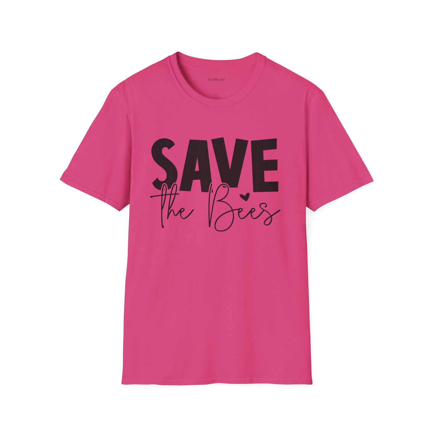 Save The Bees 03 Unisex Soft Style T-Shirt 100% Cotton Graphic