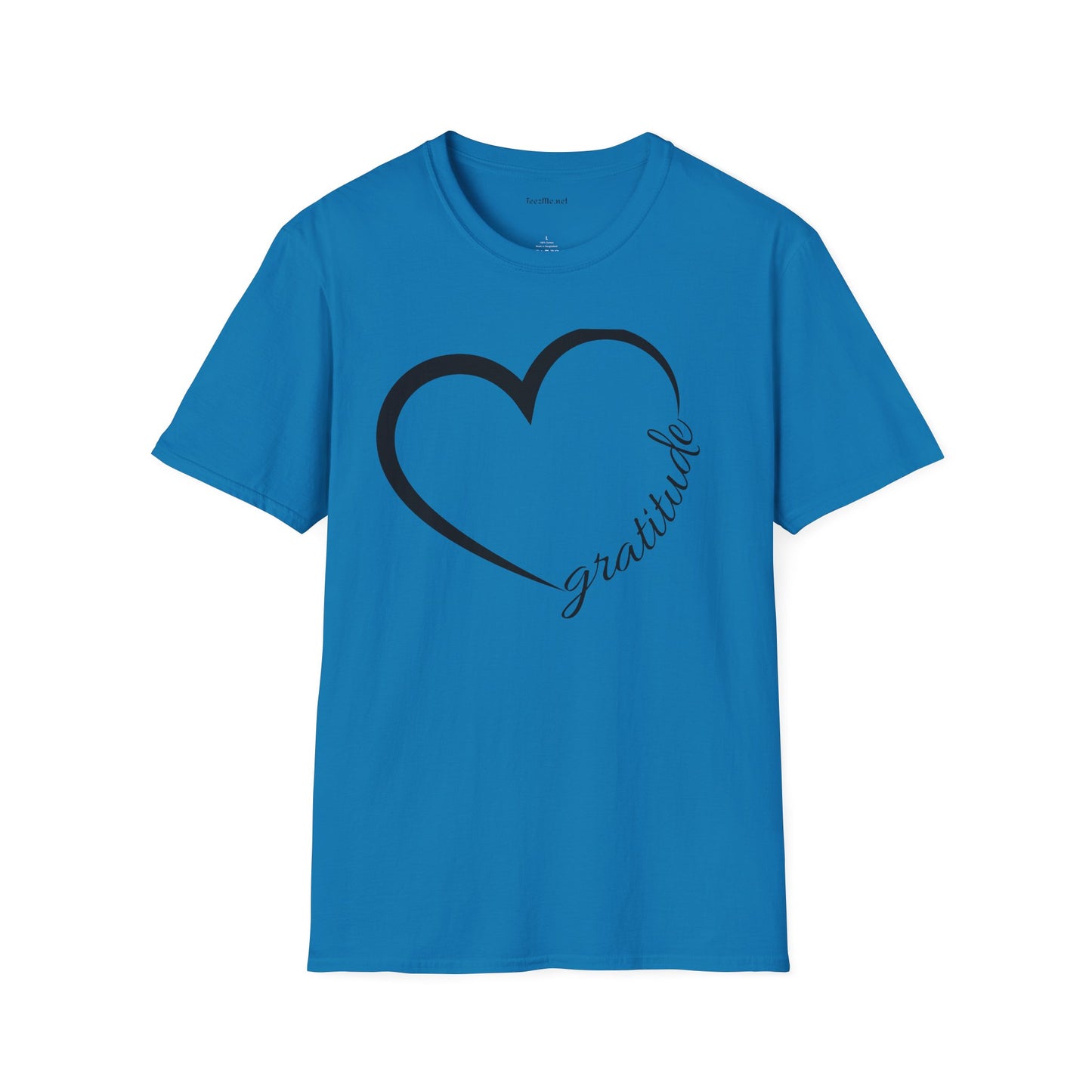 Gratitude Unisex Softstyle T-Shirt 100% Cotton Graphic