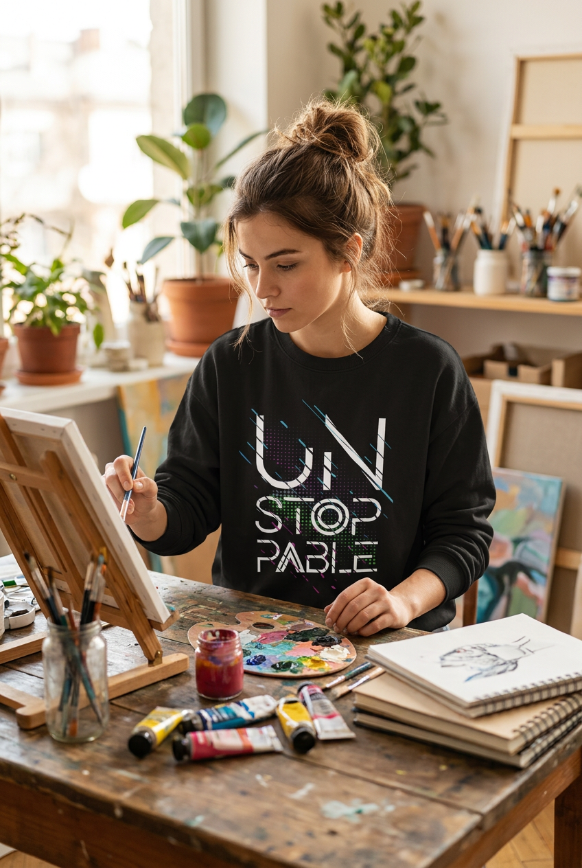 UNSTOPPABLE Motivational Crewneck Sweatshirt
