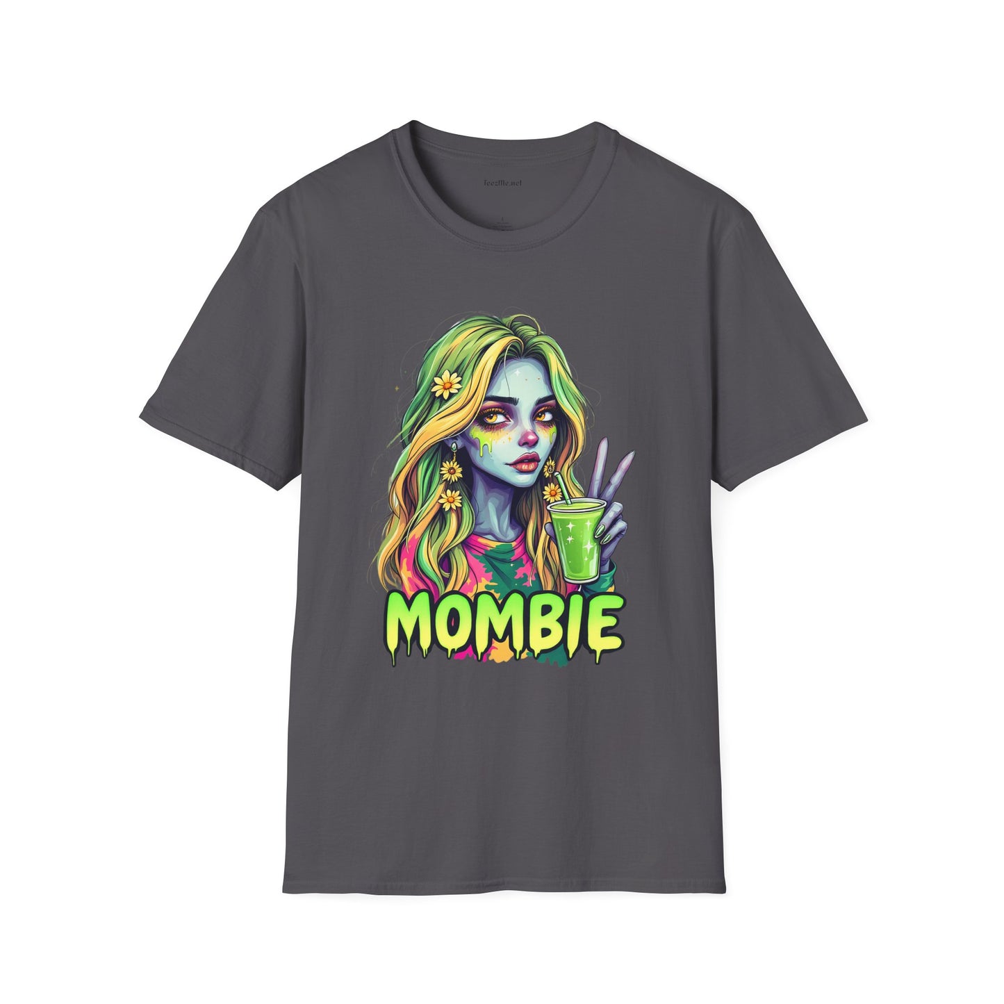 Mombie Unisex Softstyle T-Shirt 100% Cotton Graphic