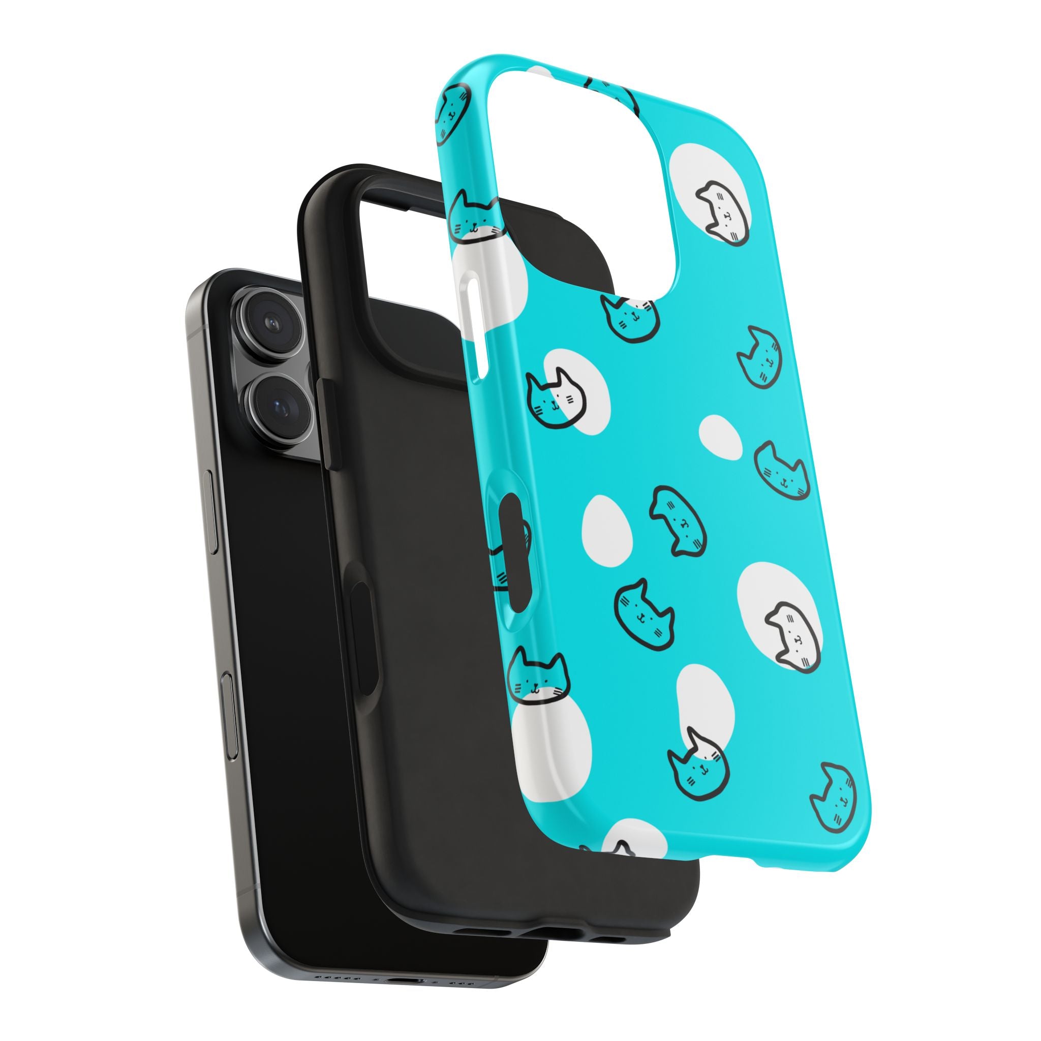 Cute Cat Pattern Cell Phone Case Tough Phone Cases