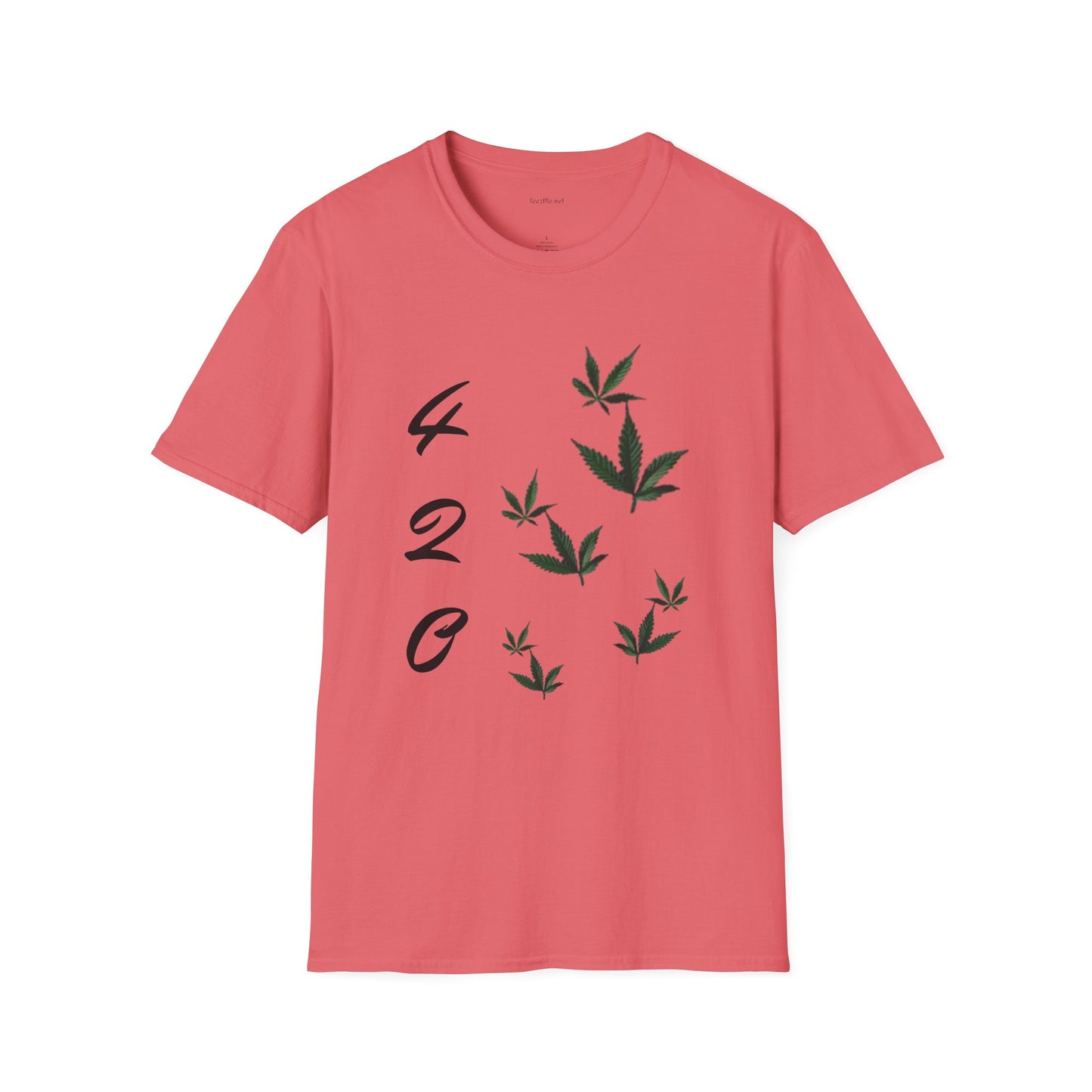 420 - Unisex Softstyle T-Shirt 100% Cotton Graphic #weed #cannabis