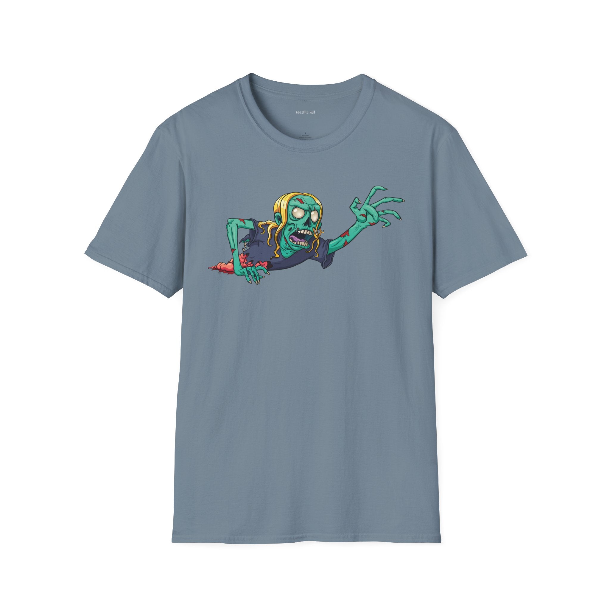 Zombie Grab - Unisex Softstyle T-Shirt 100% Cotton Graphic
