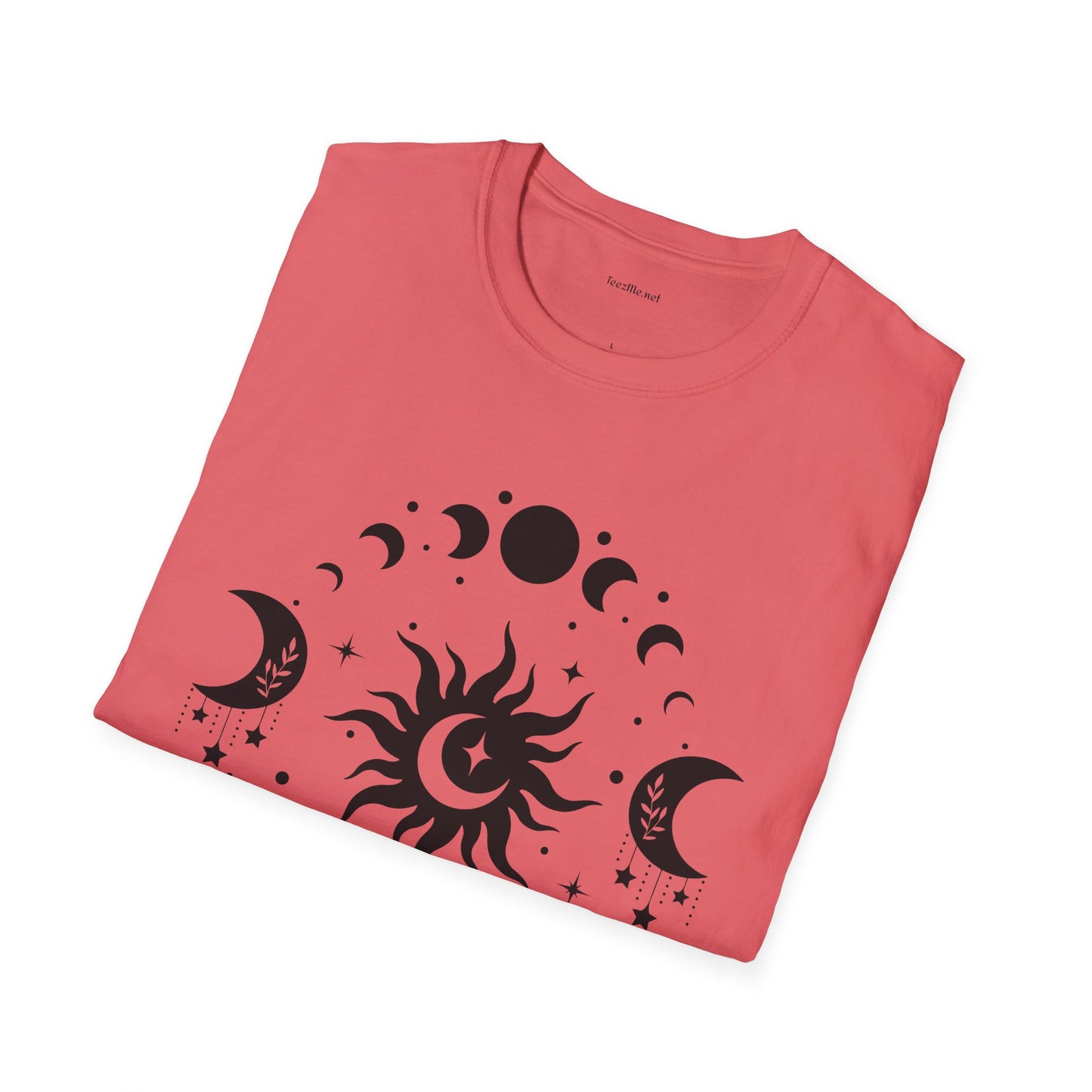 Sun and Moon  - Unisex Softstyle T-Shirt 100% Cotton Graphic