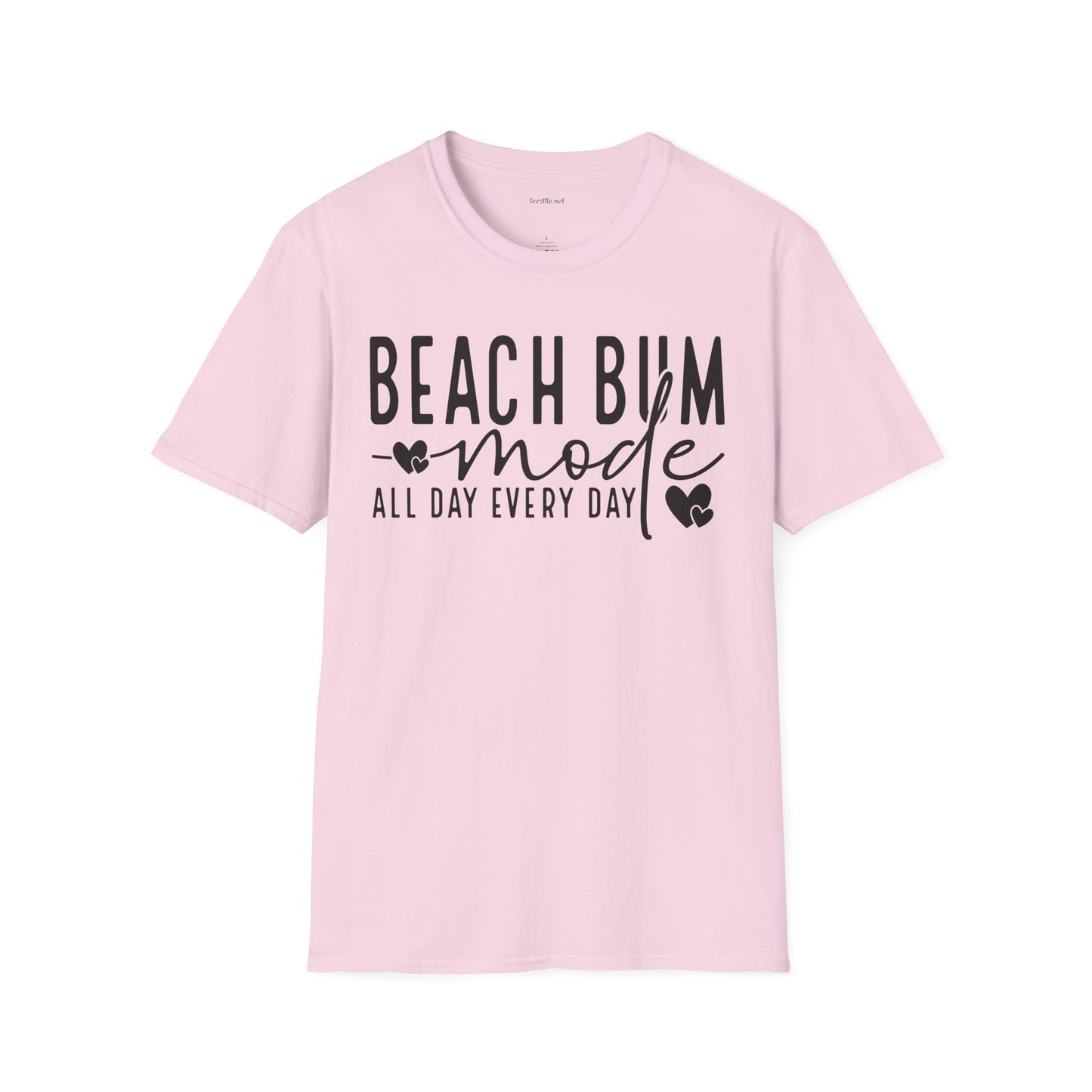 Beach Bum - Unisex Softstyle T-Shirt 100% Cotton Graphic