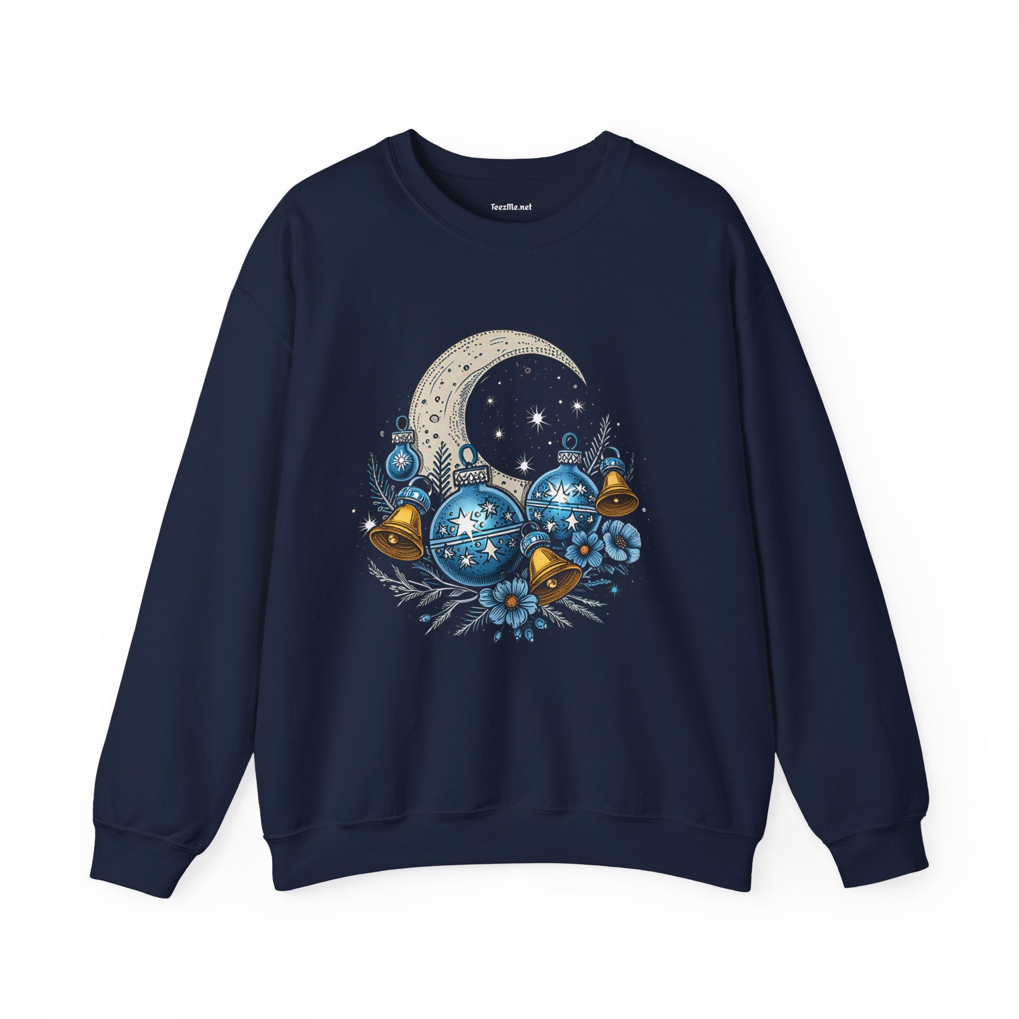 Moon with Ornaments 01 Unisex Heavy Blend™ Crewneck Sweatshirt