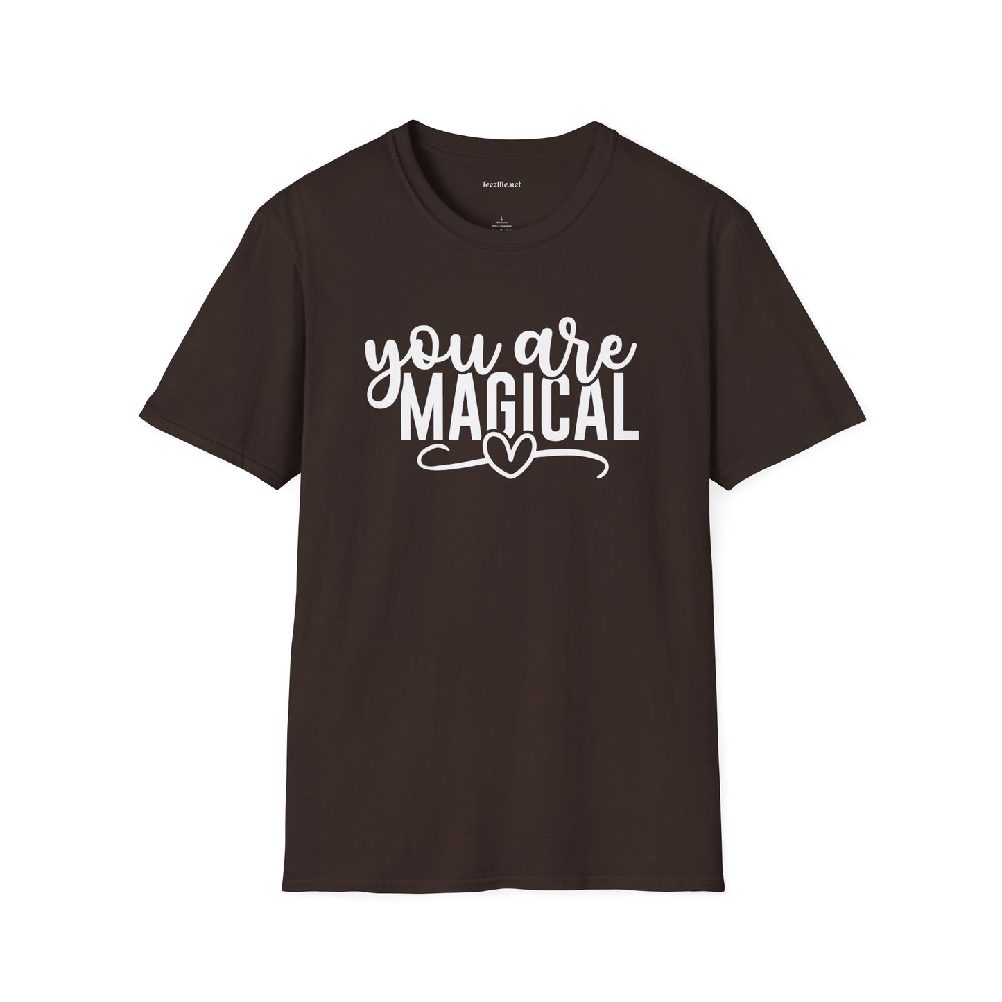 You are Magical (white text) Unisex Softstyle T-Shirt 100% Cotton Graphic