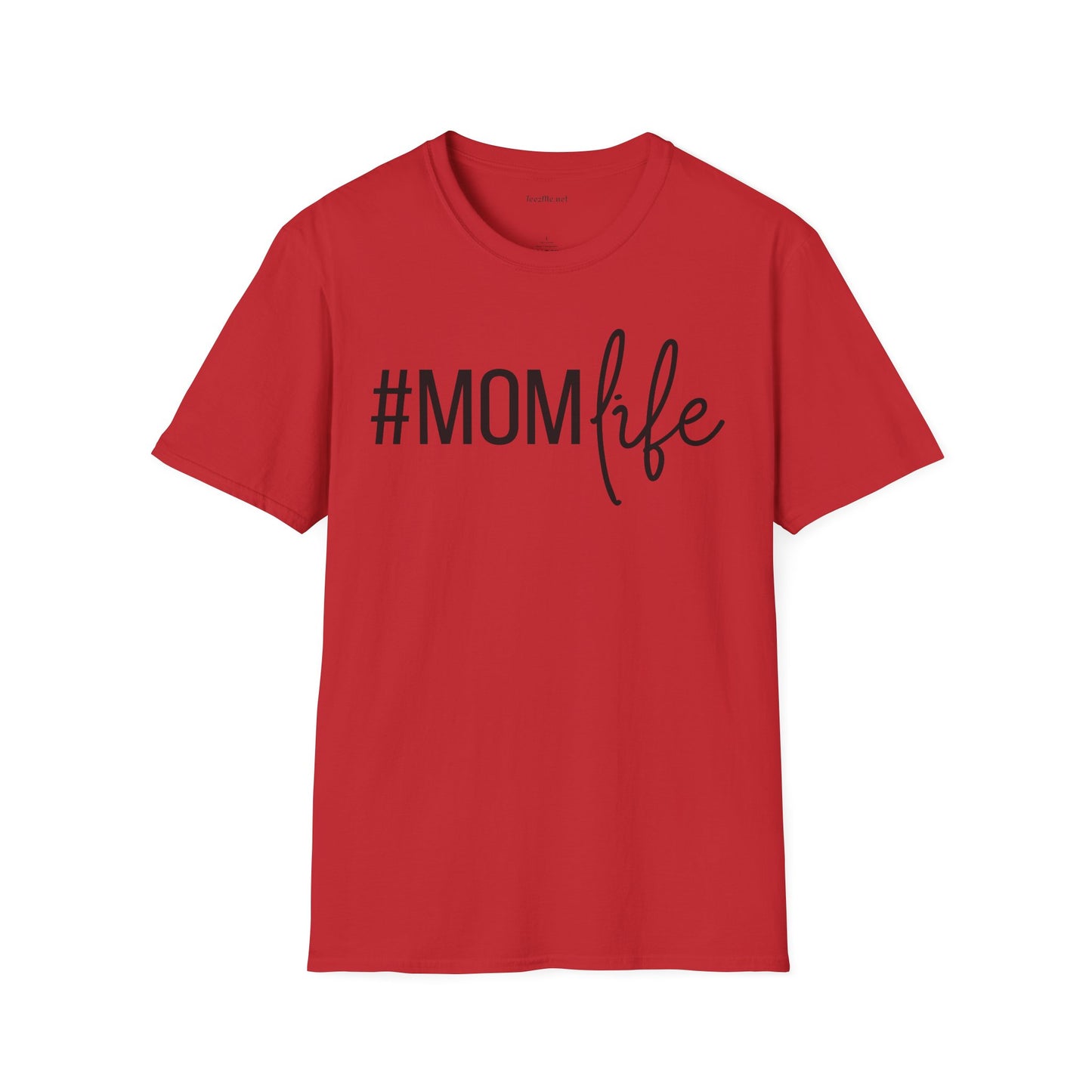 Mom Life 01 Unisex SoftStyle T-Shirt 100% Cotton Graphic
