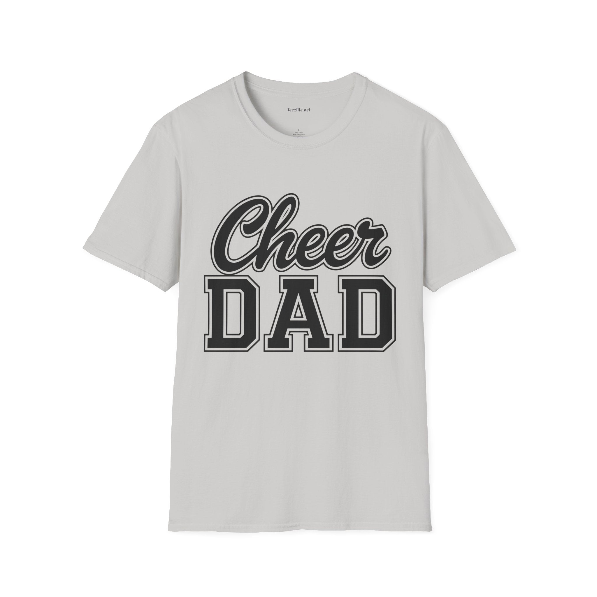 Cheer Dad Unisex Soft Style T-Shirt 100% Cotton Graphic