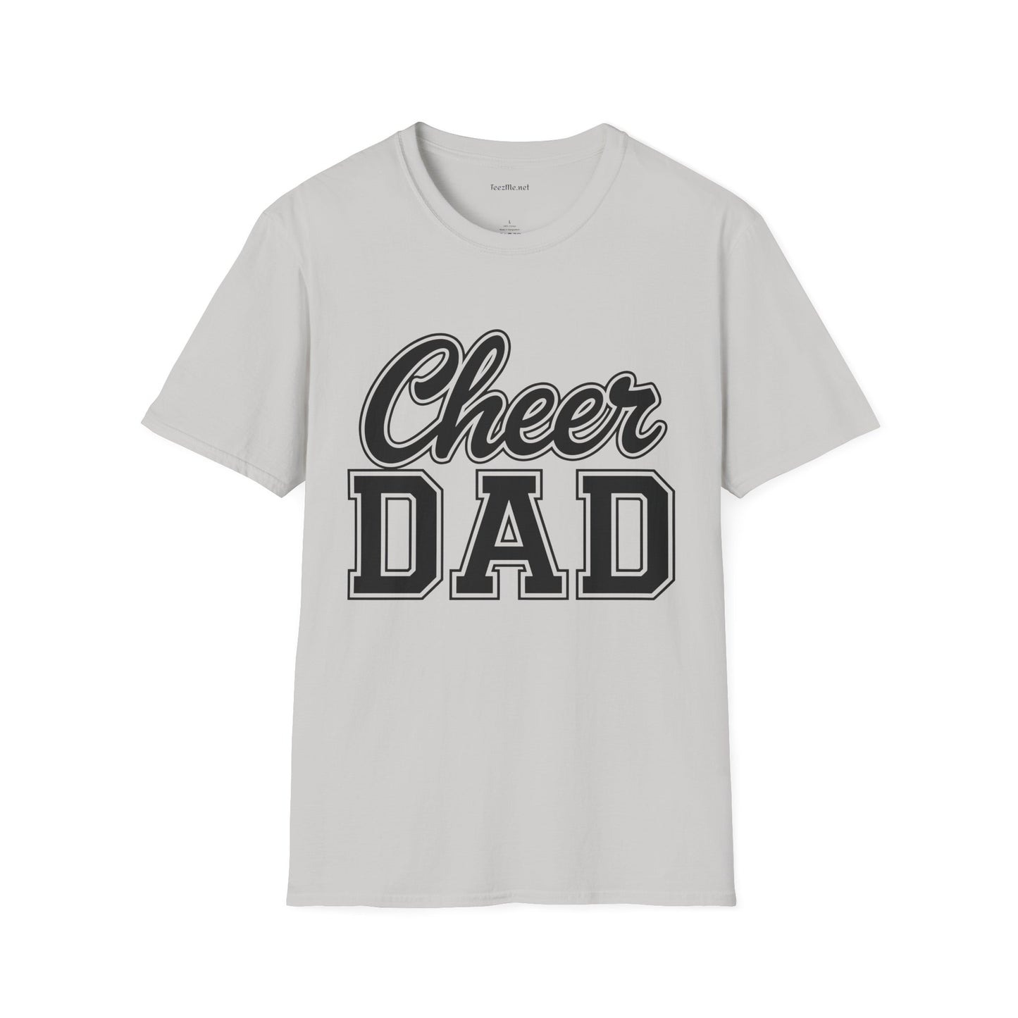 Cheer Dad Unisex Soft Style T-Shirt 100% Cotton Graphic