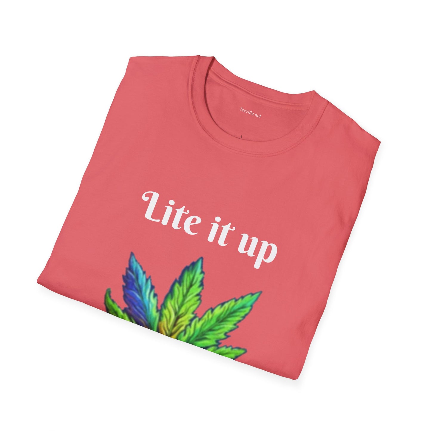 Lite it up - Unisex Softstyle T-Shirt 100% Cotton Graphic