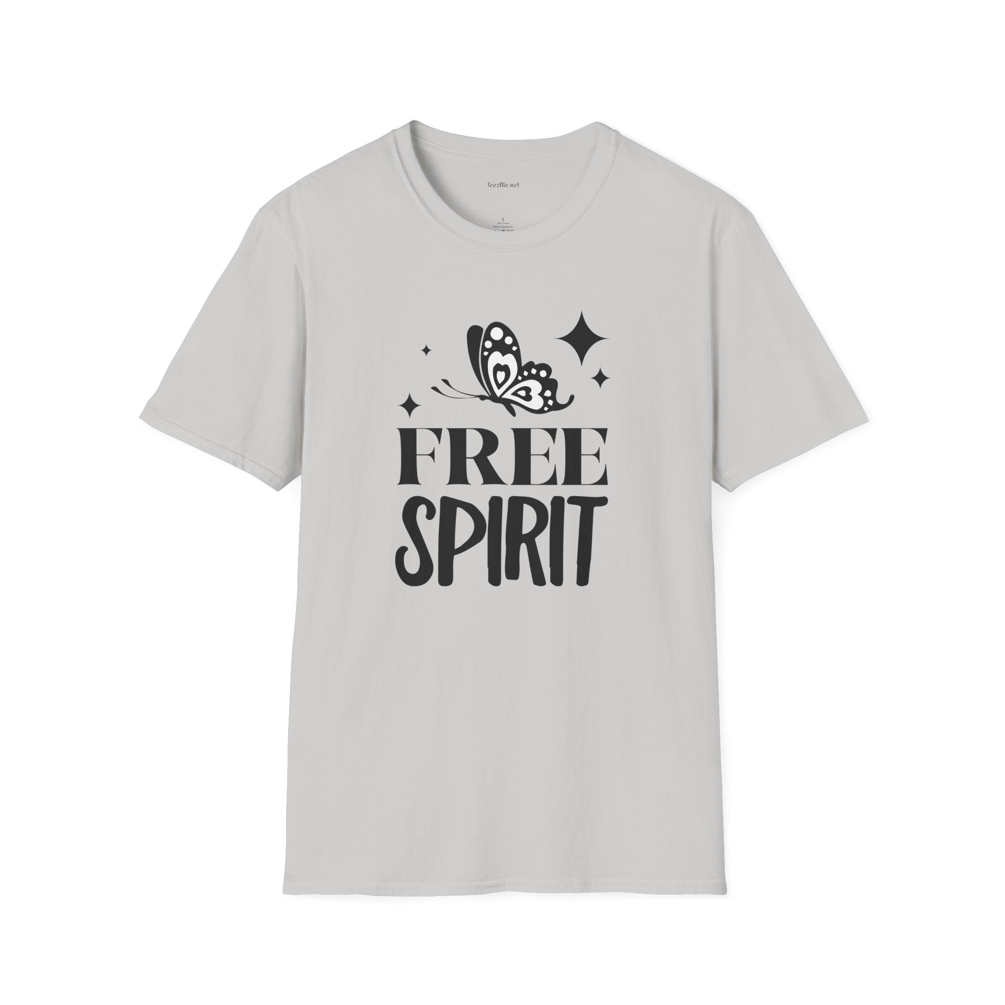 Free Spirit Butterfly T‑Shirt — Boho Casual Graphic Tee