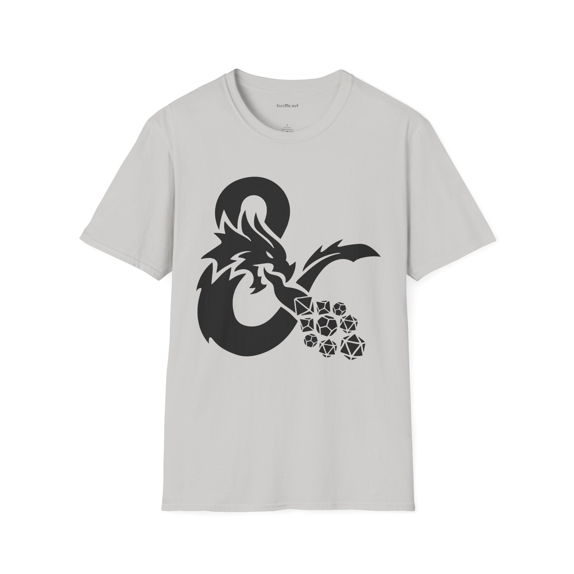 Dragon Fire Dice Unisex Softstyle T-Shirt 100% Cotton Graphic