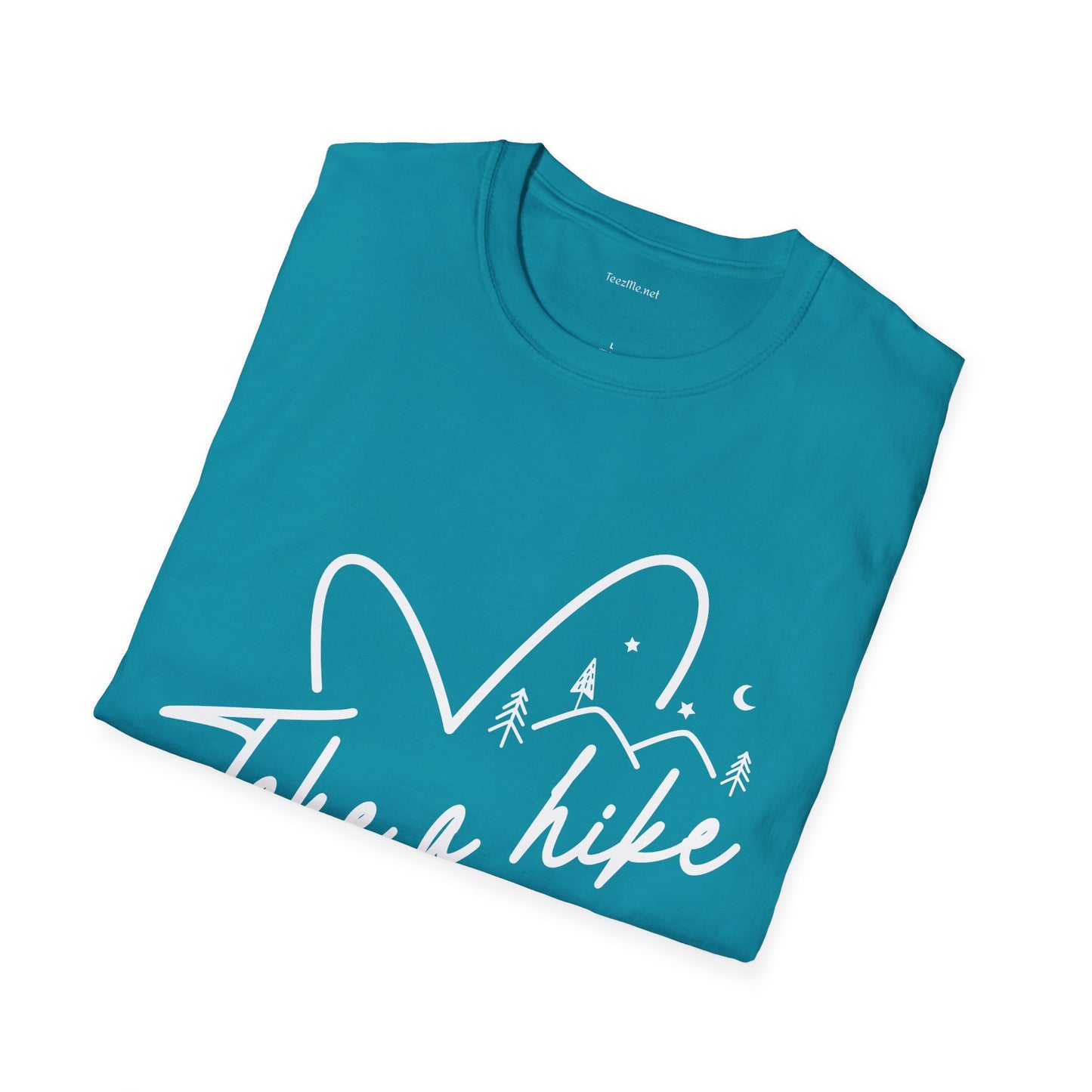 Take a Hike (white) - Unisex Softstyle T-Shirt 100% Cotton Graphic