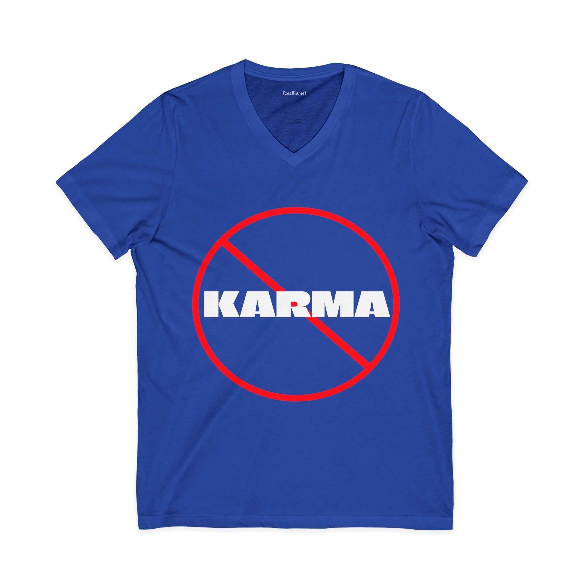 KARMA (unwanted) - Unisex Jersey Short Sleeve V-Neck Tee