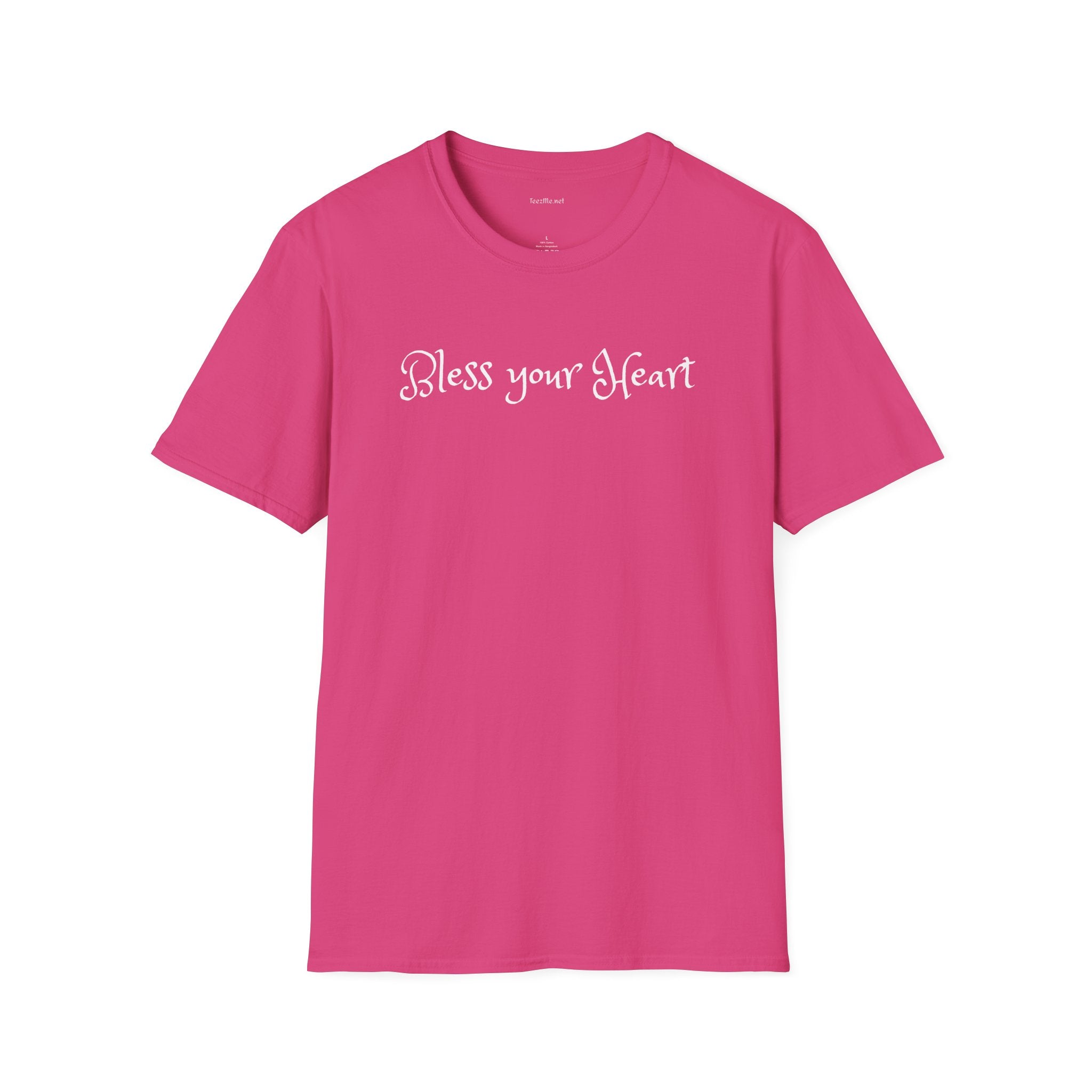 Bless your heart - Unisex Softstyle T-Shirt 100% Cotton Graphic
