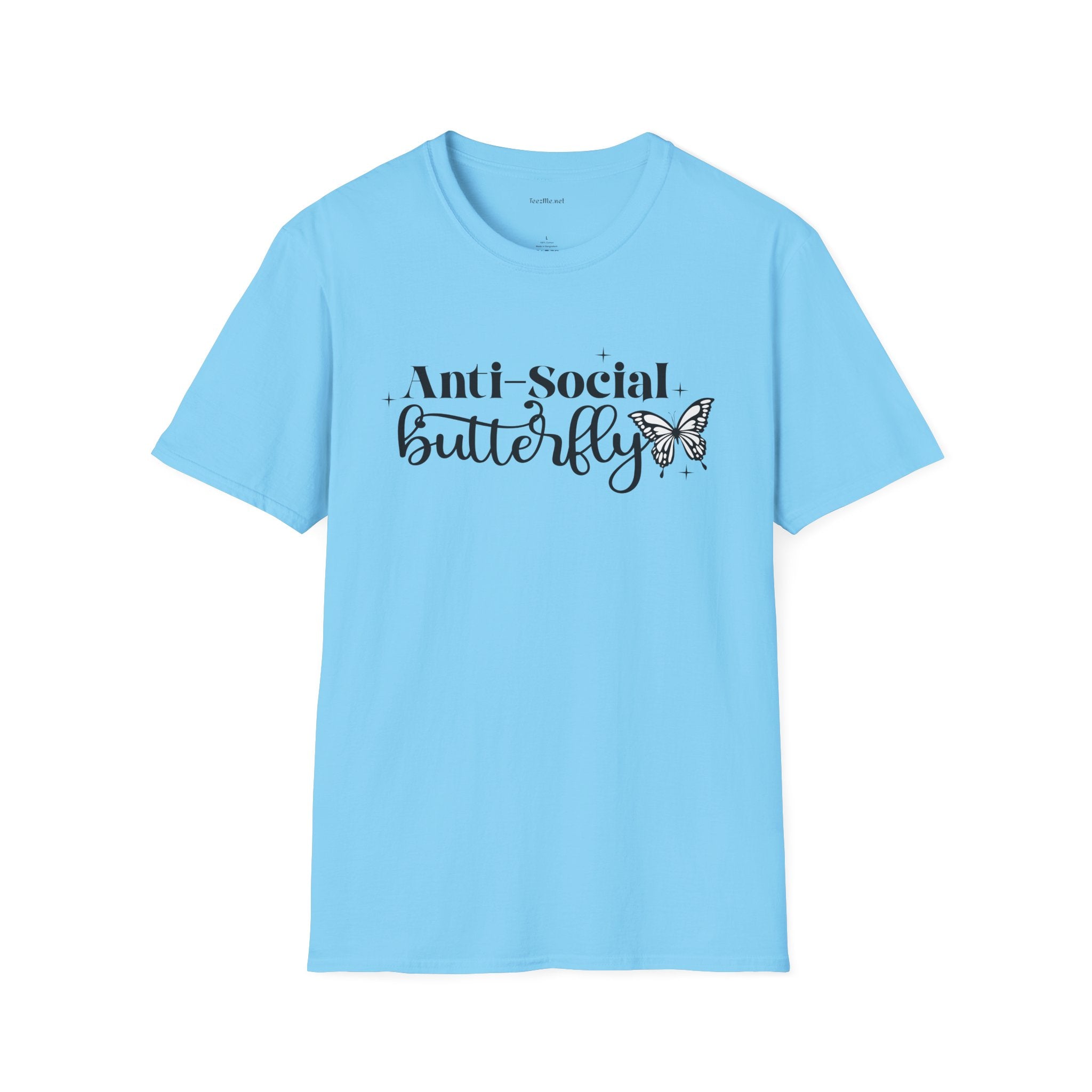 Anti-Social Butterfly T-Shirt — Cute Introvert Graphic Tee