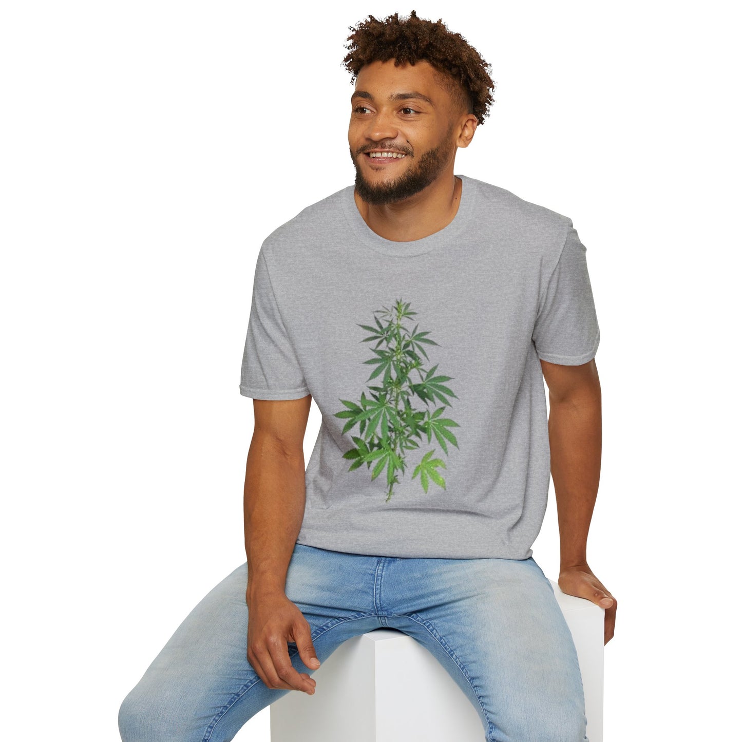 Weed Plant - nisex Softstyle T-Shirt 100% Cotton Graphic