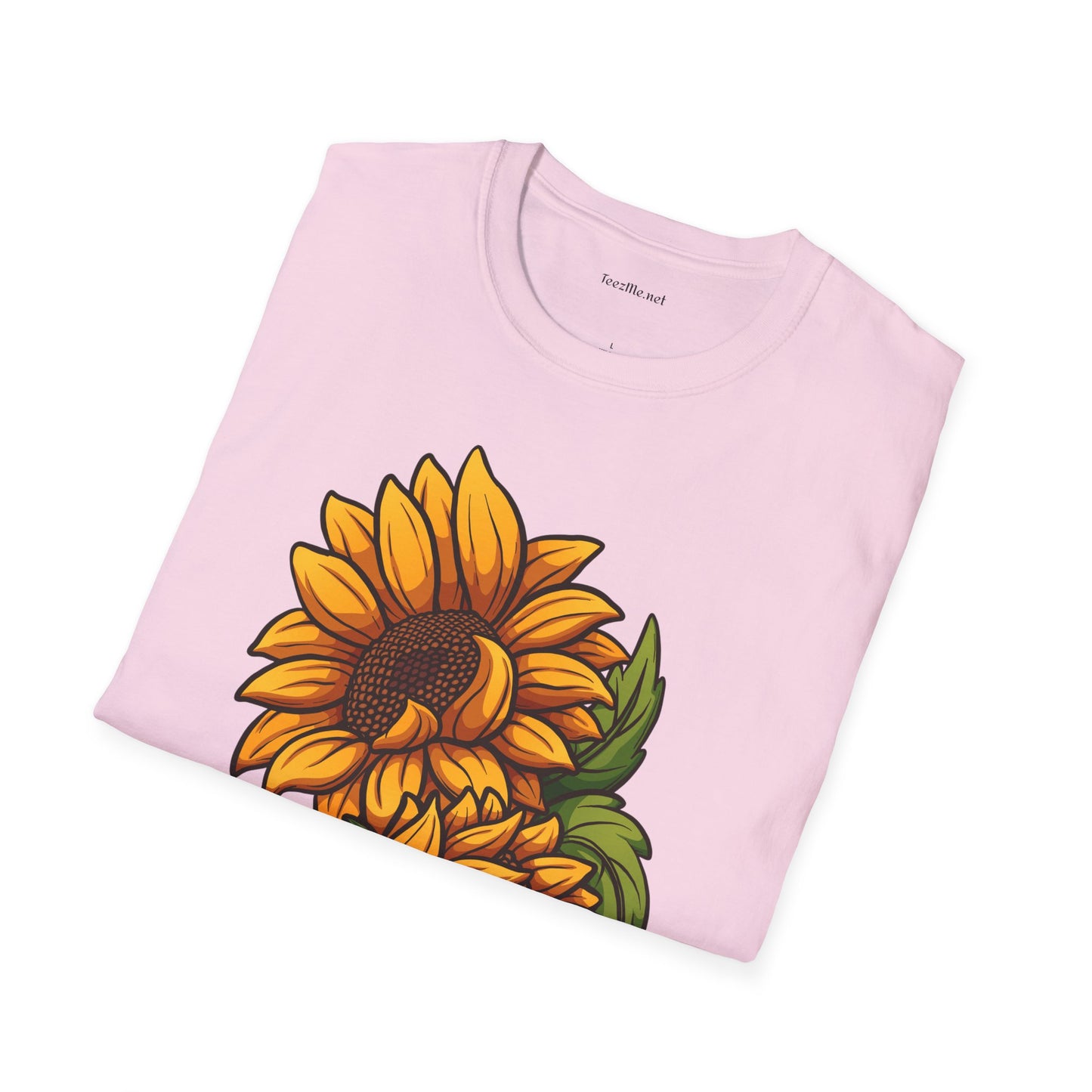 Sunflower (image) - Unisex Softstyle T-Shirt 100% Cotton Graphic