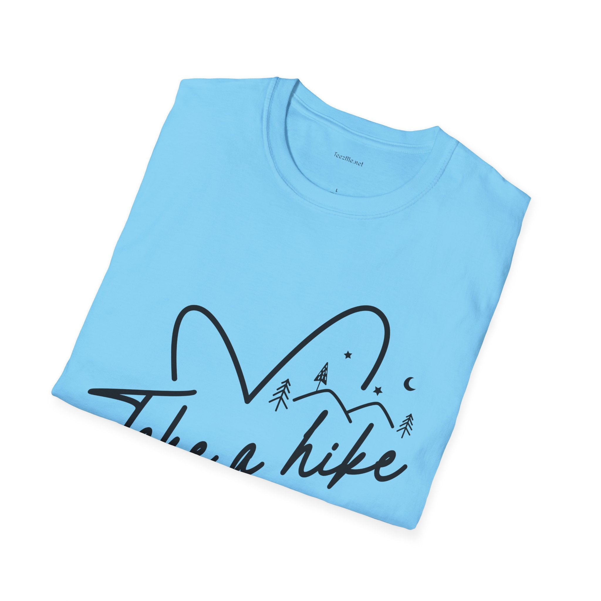 Take a Hike (black) - Unisex Softstyle T-Shirt 100% Cotton Graphic