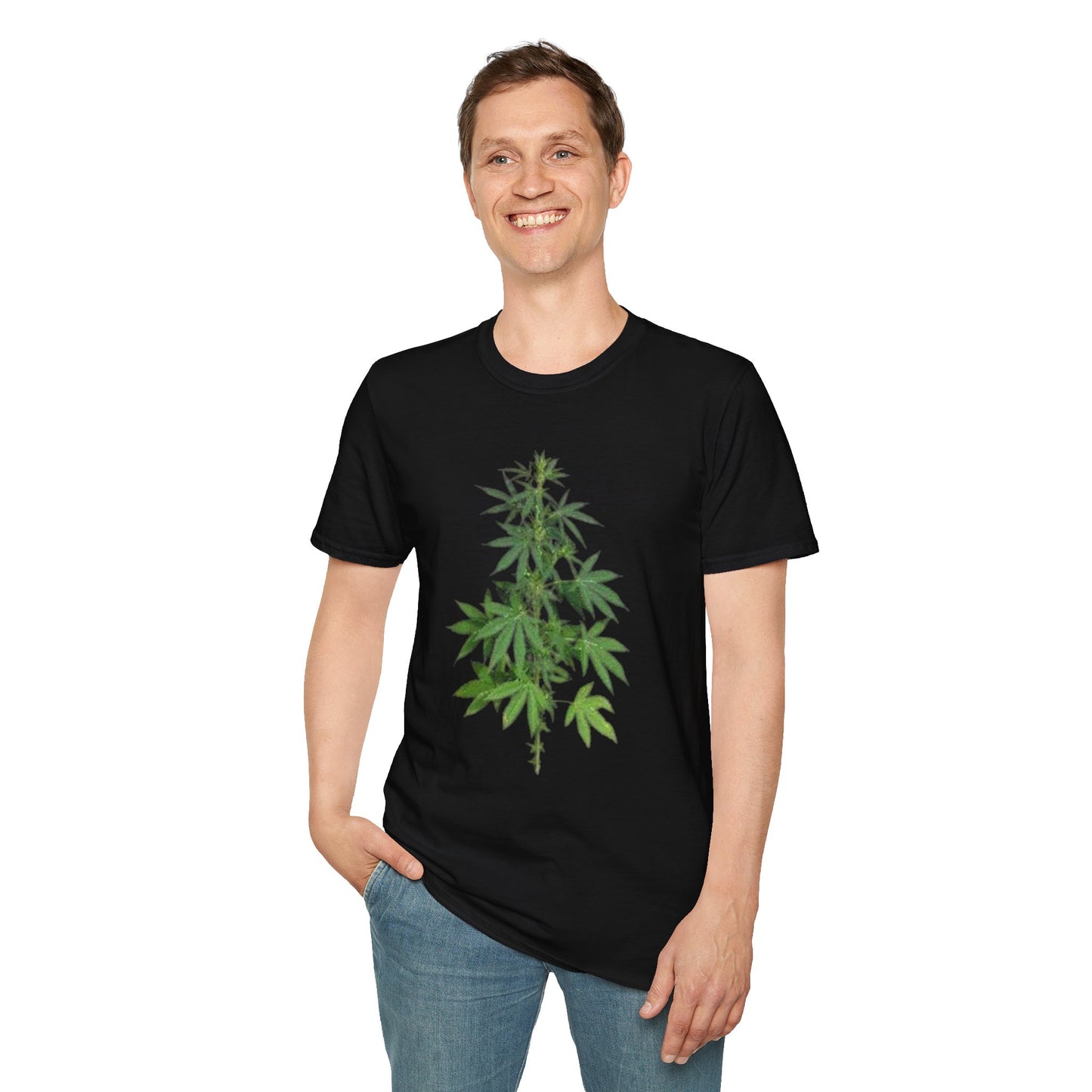 Weed Plant - nisex Softstyle T-Shirt 100% Cotton Graphic