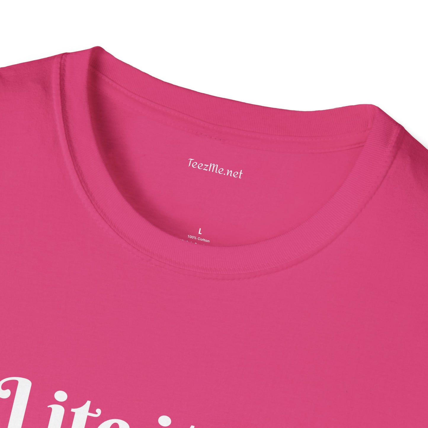 Lite it up - Unisex Softstyle T-Shirt 100% Cotton Graphic