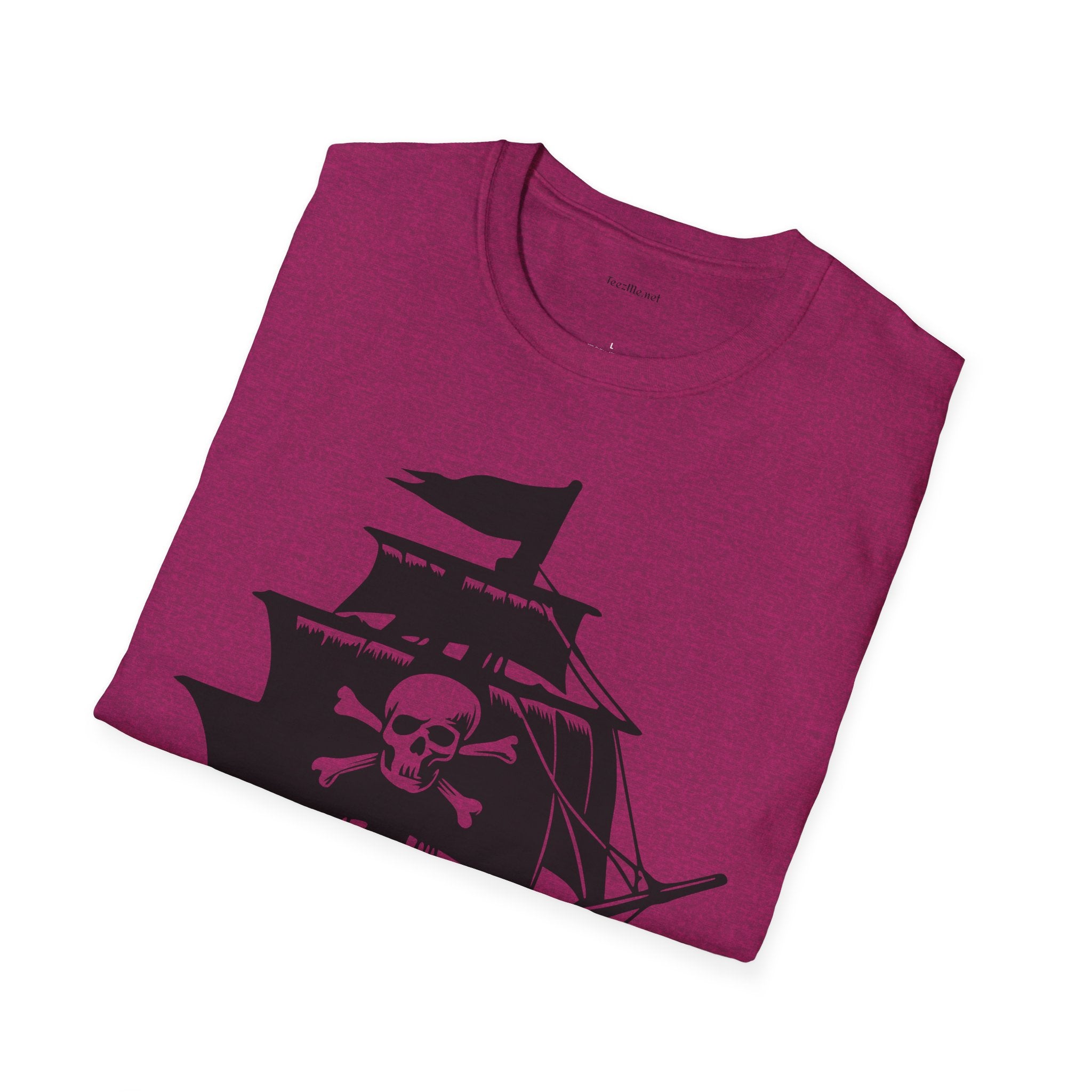 Pirate Ship  - Unisex Softstyle T-Shirt 100% Cotton Graphic