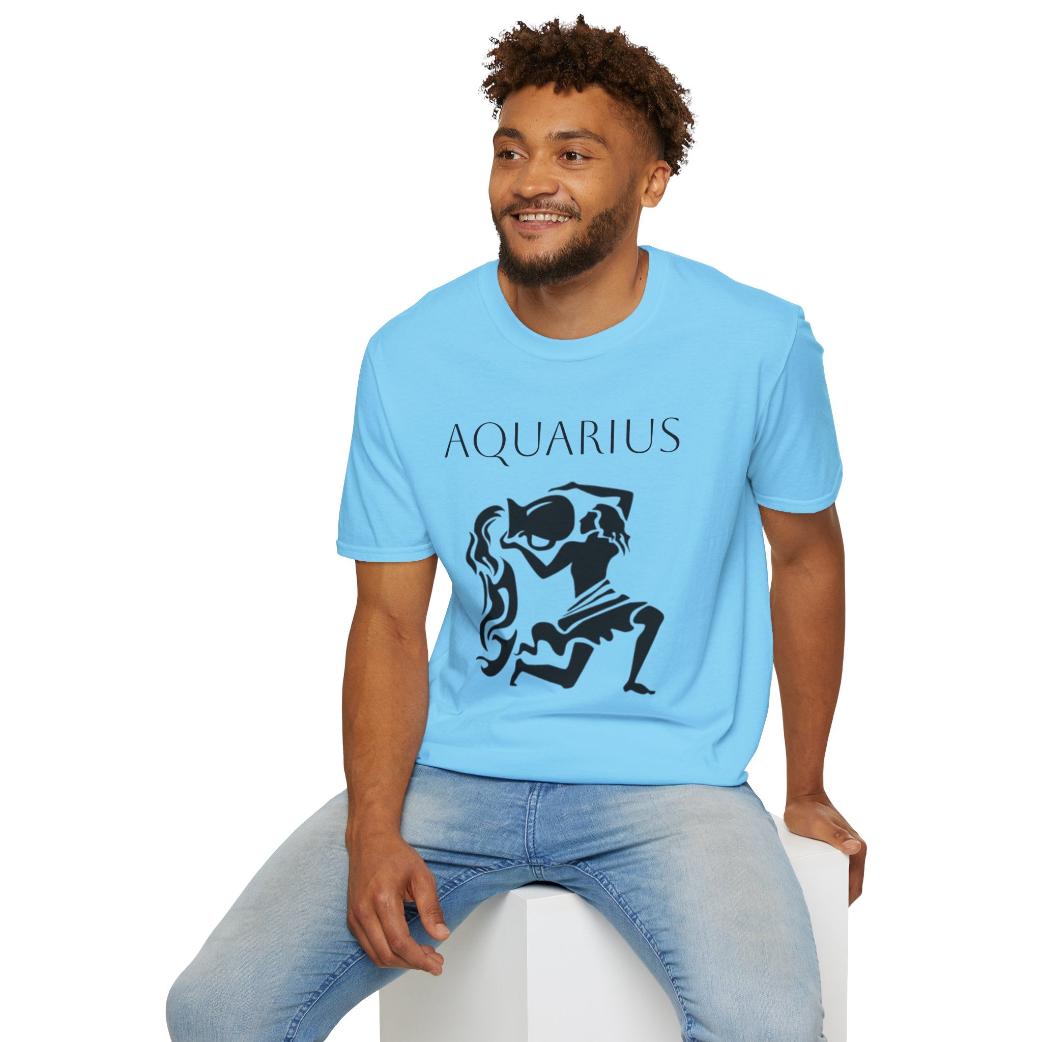 AQUARIUS - Unisex Softstyle T-Shirt 100% Cotton Graphic