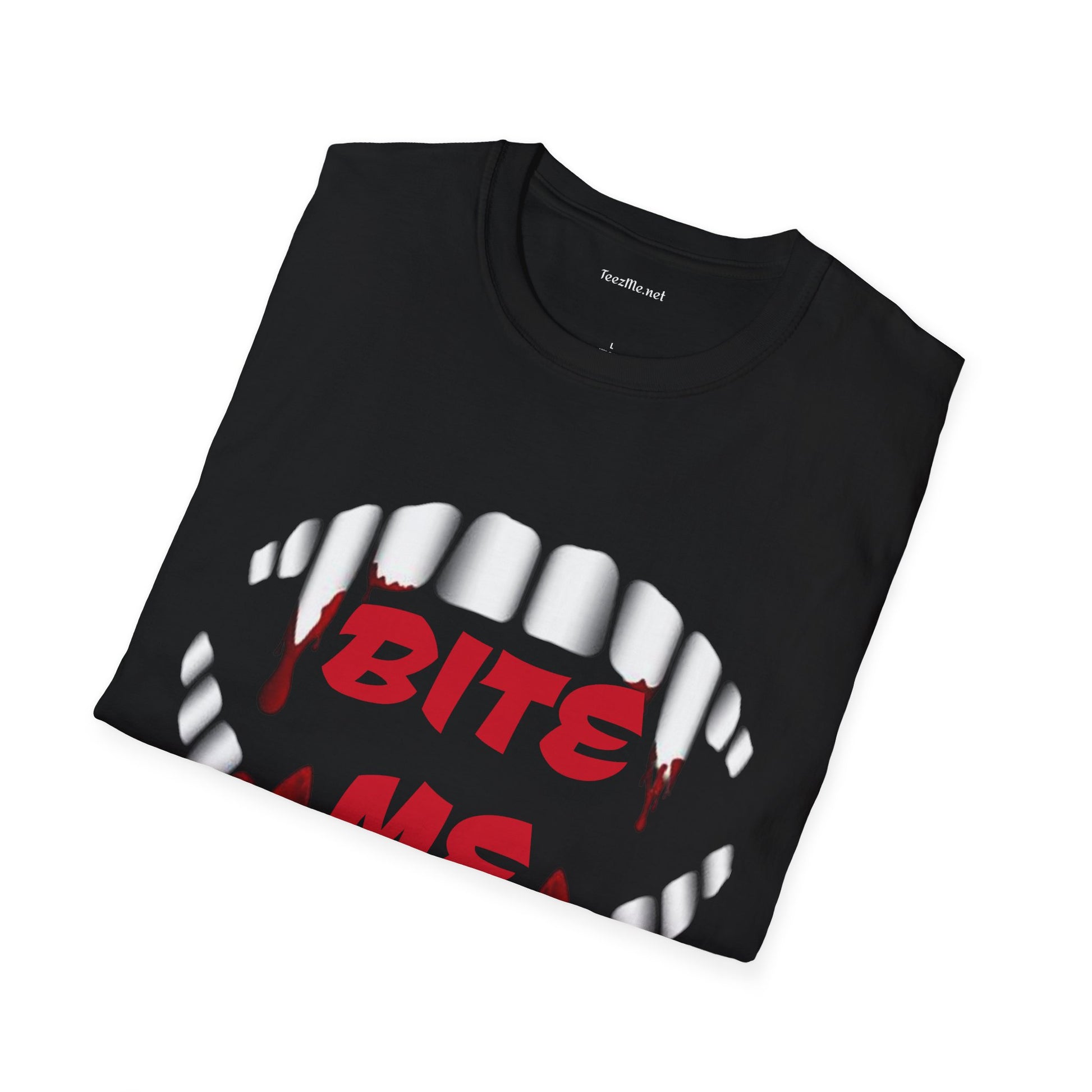 Bite Me - Unisex Softstyle T-Shirt 100% Cotton Graphic