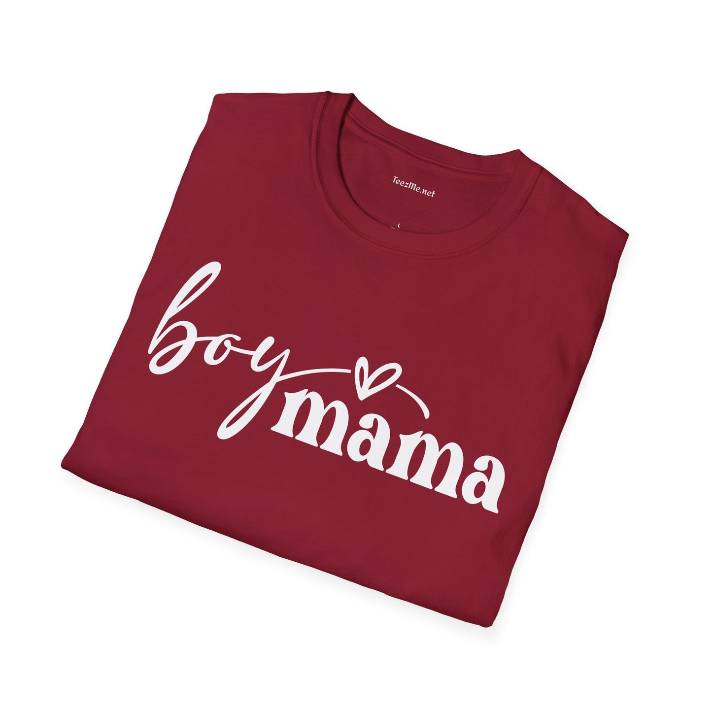 Boy Mama 01 Unisex SoftStyle T-Shirt 100% Cotton Graphic