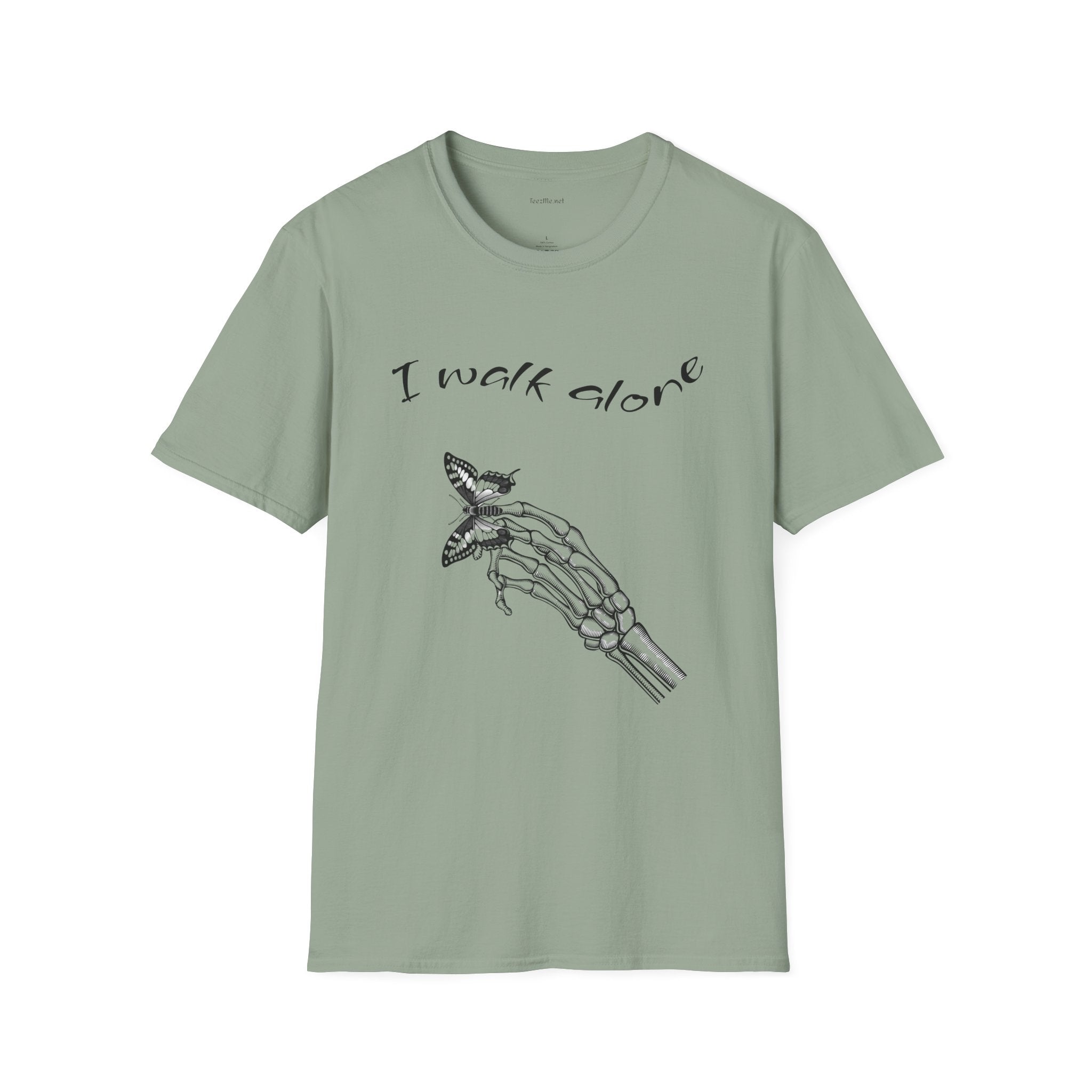 I walk alone - Unisex Softstyle T-Shirt 100% Cotton Graphic