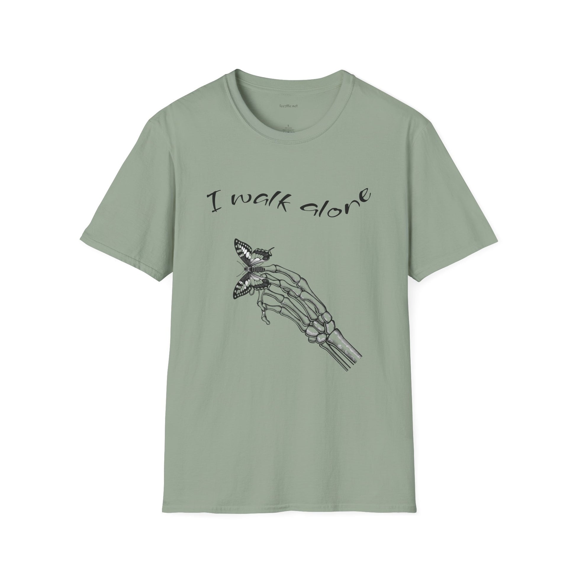 I walk alone - Unisex Softstyle T-Shirt 100% Cotton Graphic
