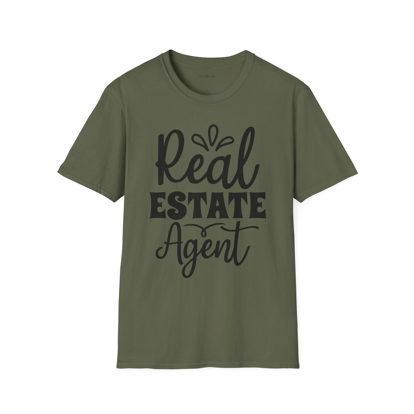 Real Estate Agent Unisex Soft Style T-Shirt 100% Cotton Graphic