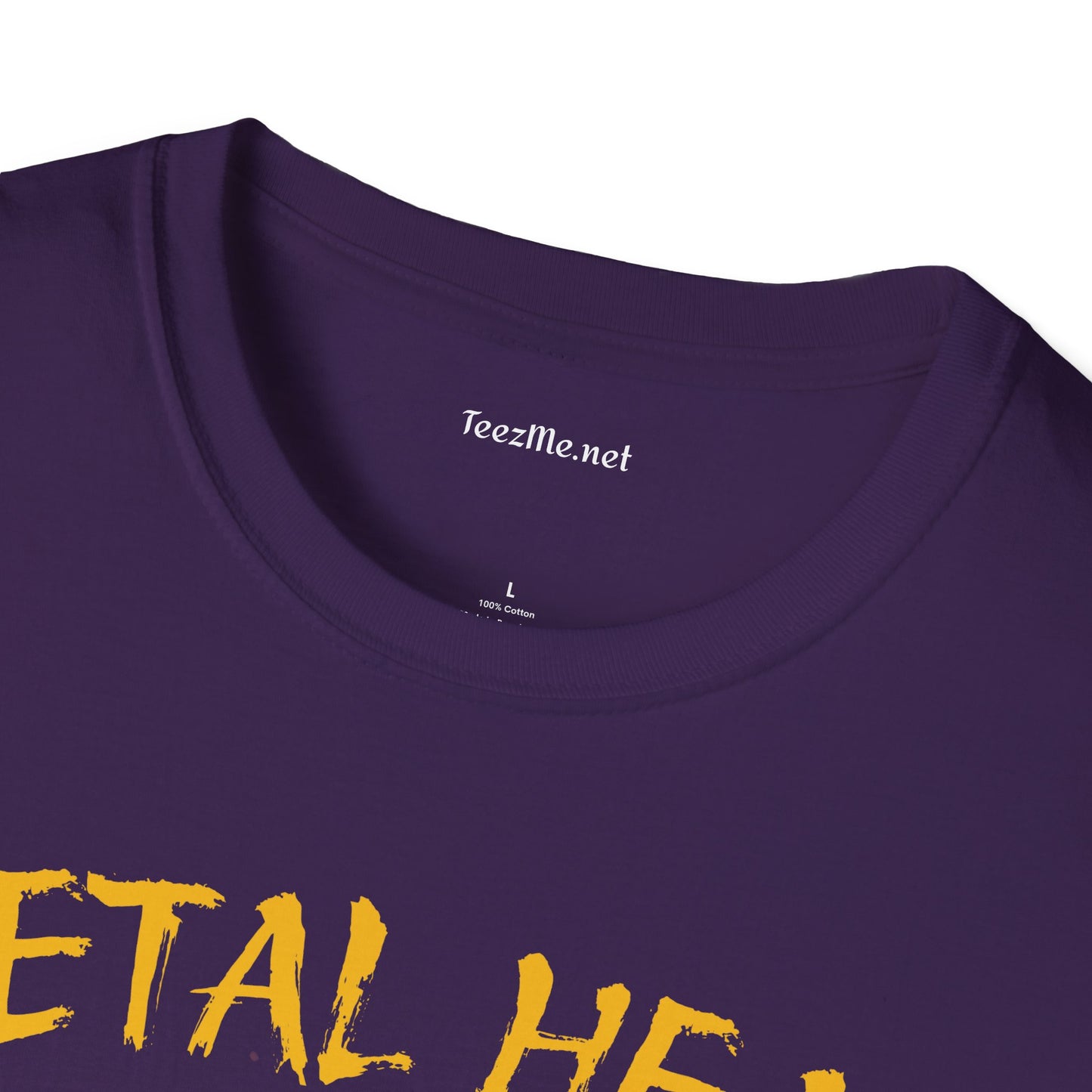 Metal Head - Unisex Softstyle T-Shirt 100% Cotton Graphic