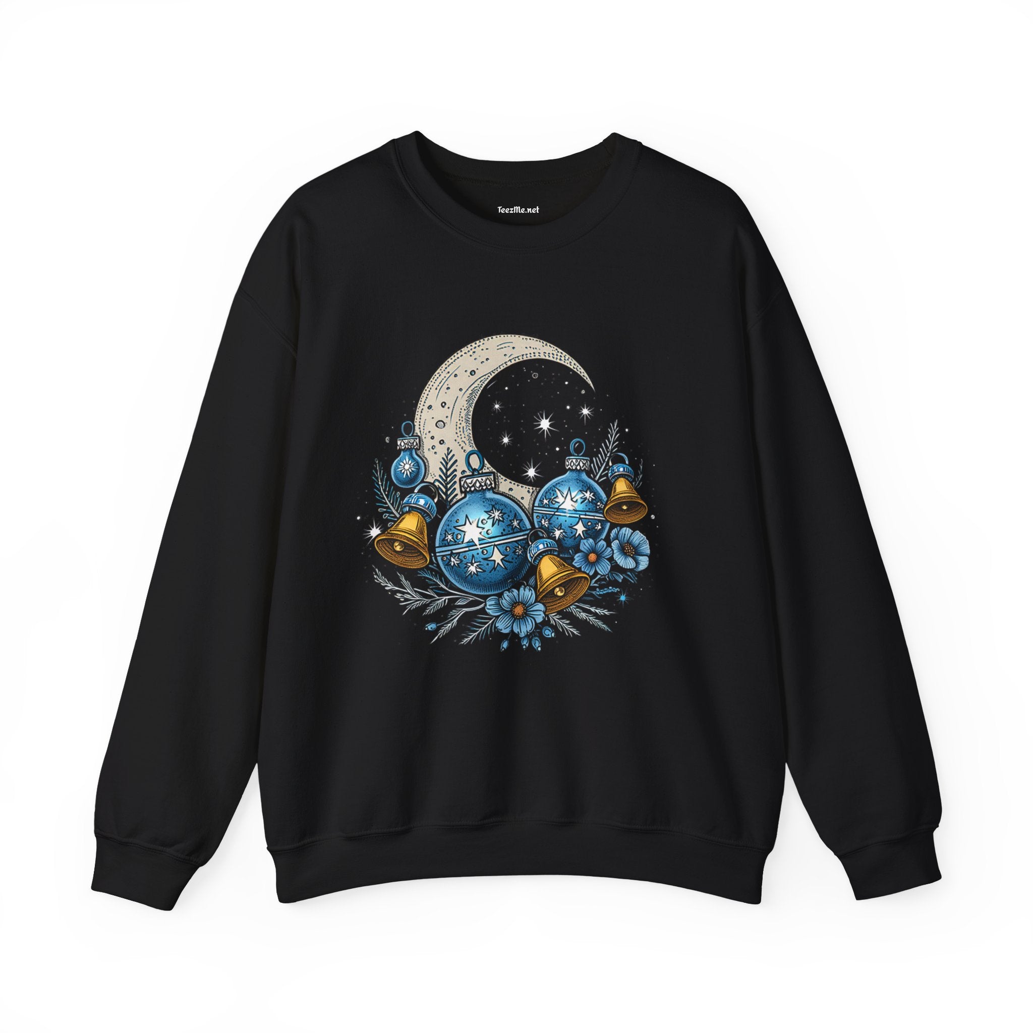 Moon with Ornaments 01 Unisex Heavy Blend™ Crewneck Sweatshirt