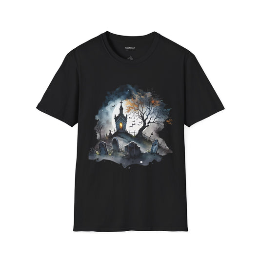 The Graveyard Unisex Softstyle T-Shirt 100% Cotton Graphic