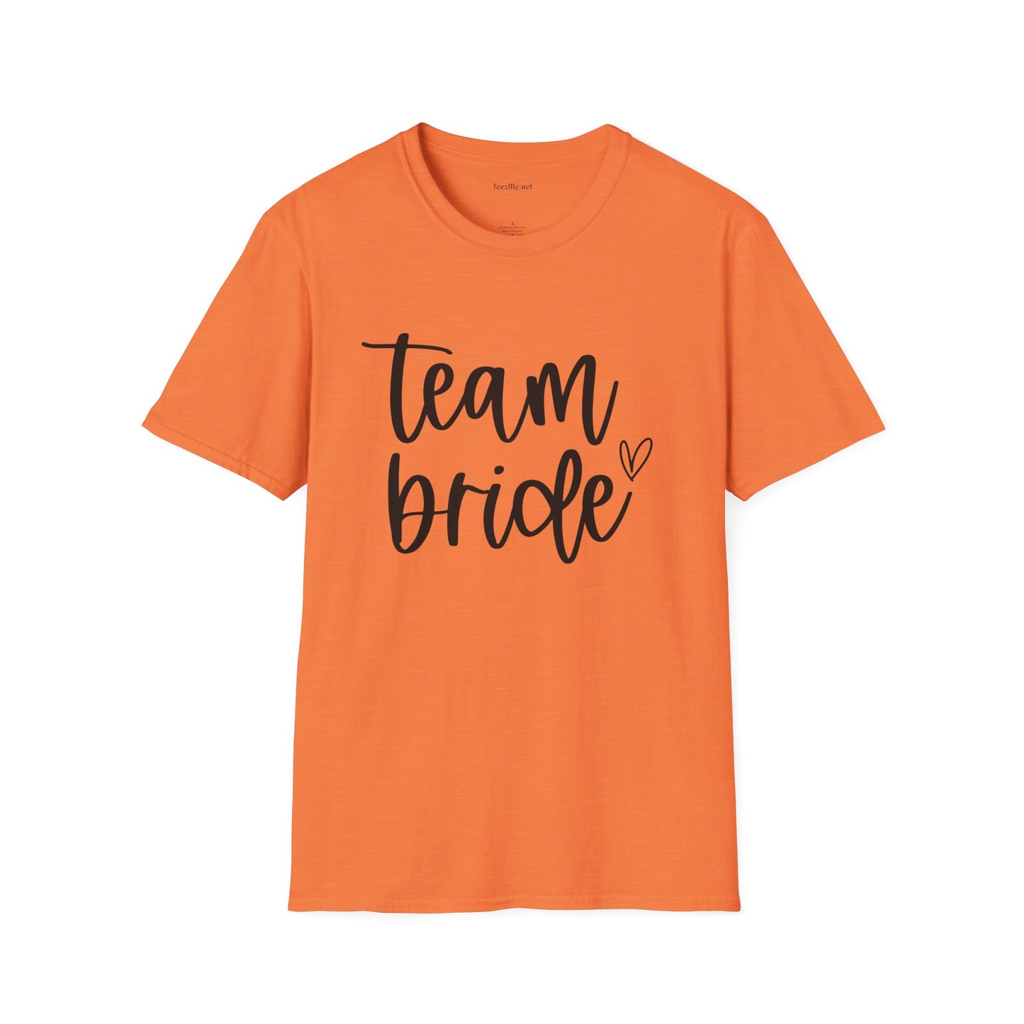 Team Bride Unisex Softstyle T-Shirt 100% Cotton Graphic Bridal Party