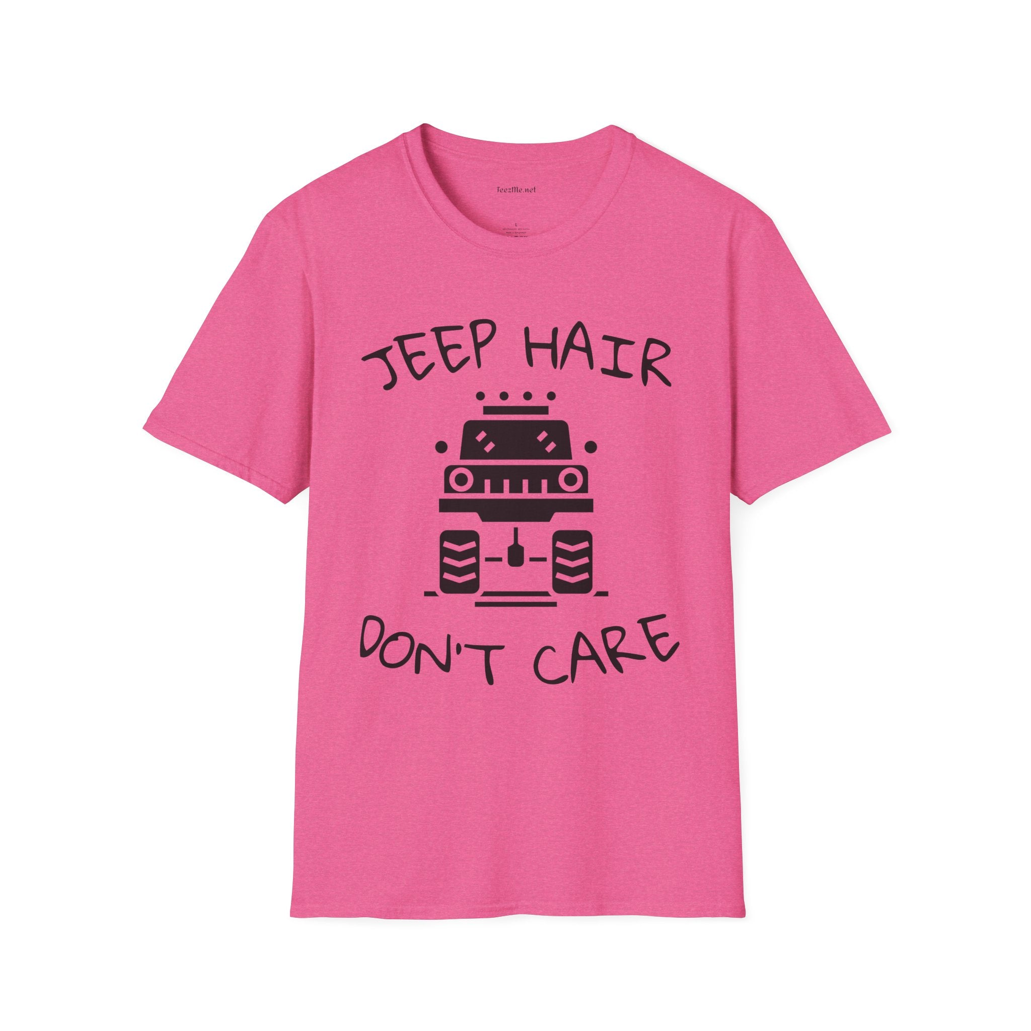 JEEP HAIR DON'T CARE - Unisex Softstyle T-Shirt 100% Cotton Graphic