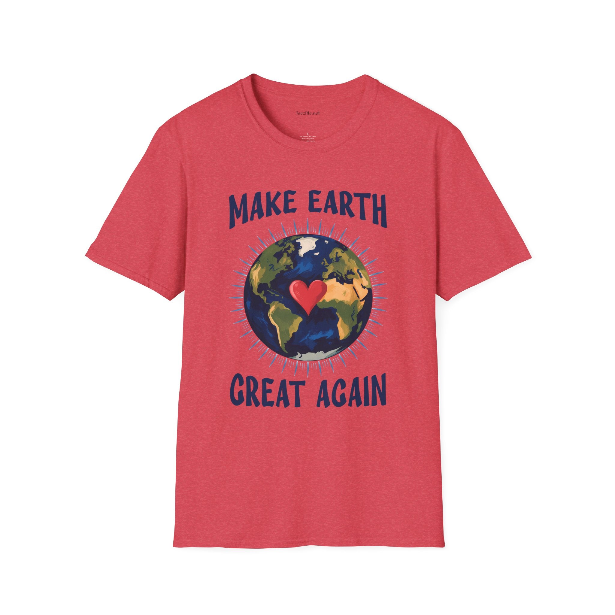 Make Earth Great 01 Unisex Softstyle T-Shirt 100% Cotton