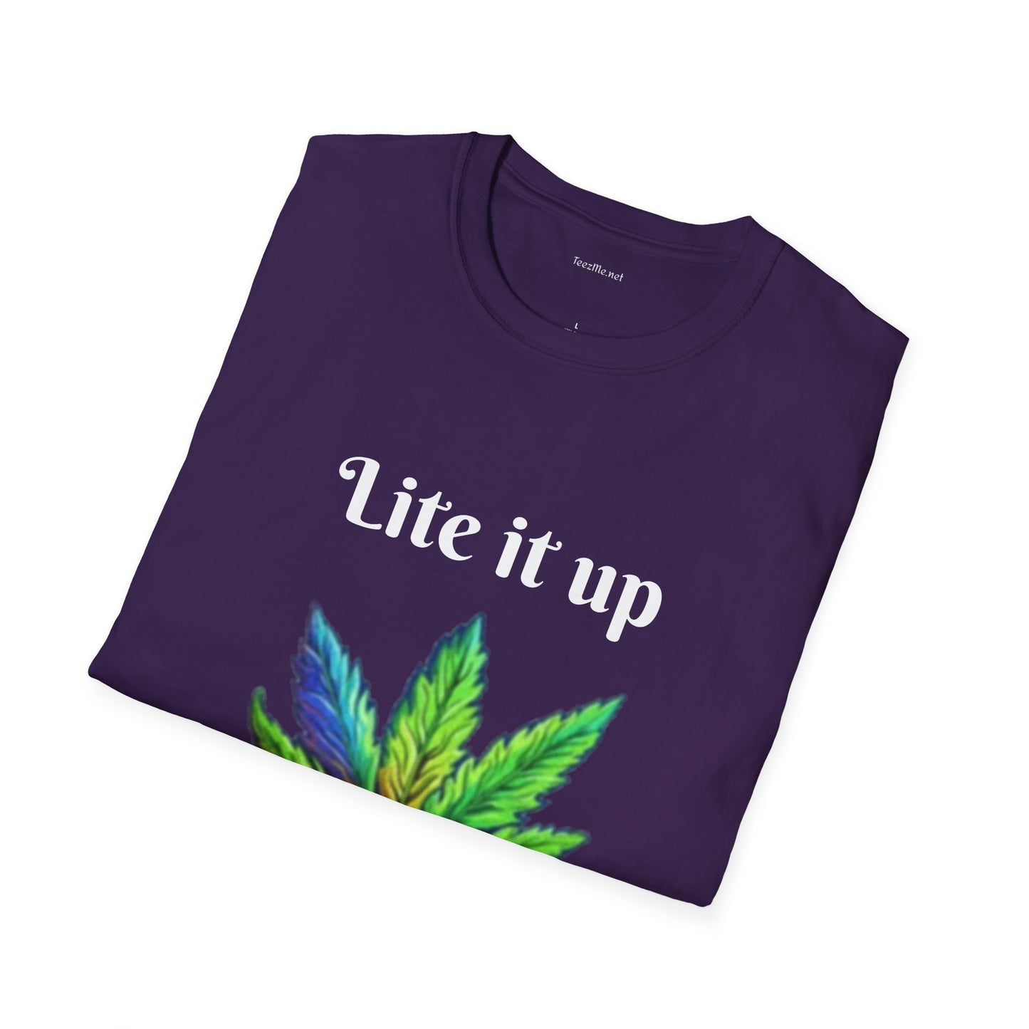 Lite it up - Unisex Softstyle T-Shirt 100% Cotton Graphic