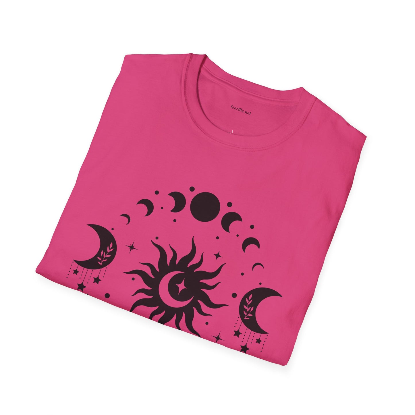 Sun and Moon  - Unisex Softstyle T-Shirt 100% Cotton Graphic
