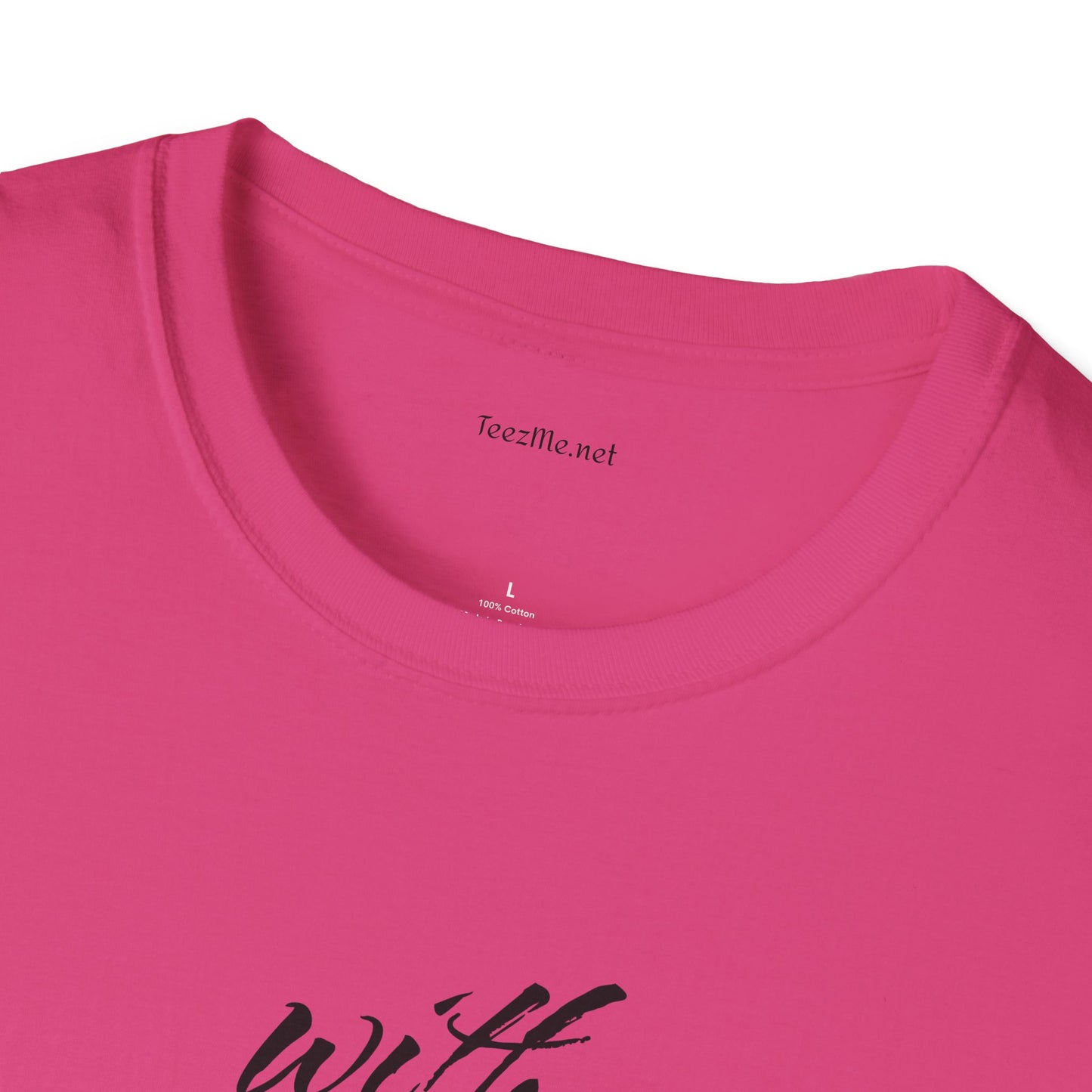 With or without you - Unisex Softstyle T-Shirt 100% Cotton Graphic