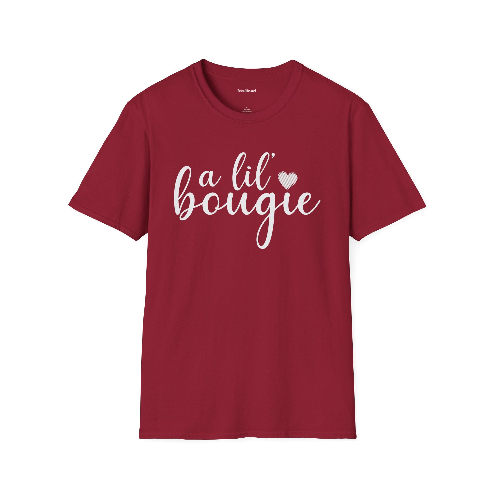 A lil bougie Unisex Softstyle T-Shirt 100% Cotton Graphic