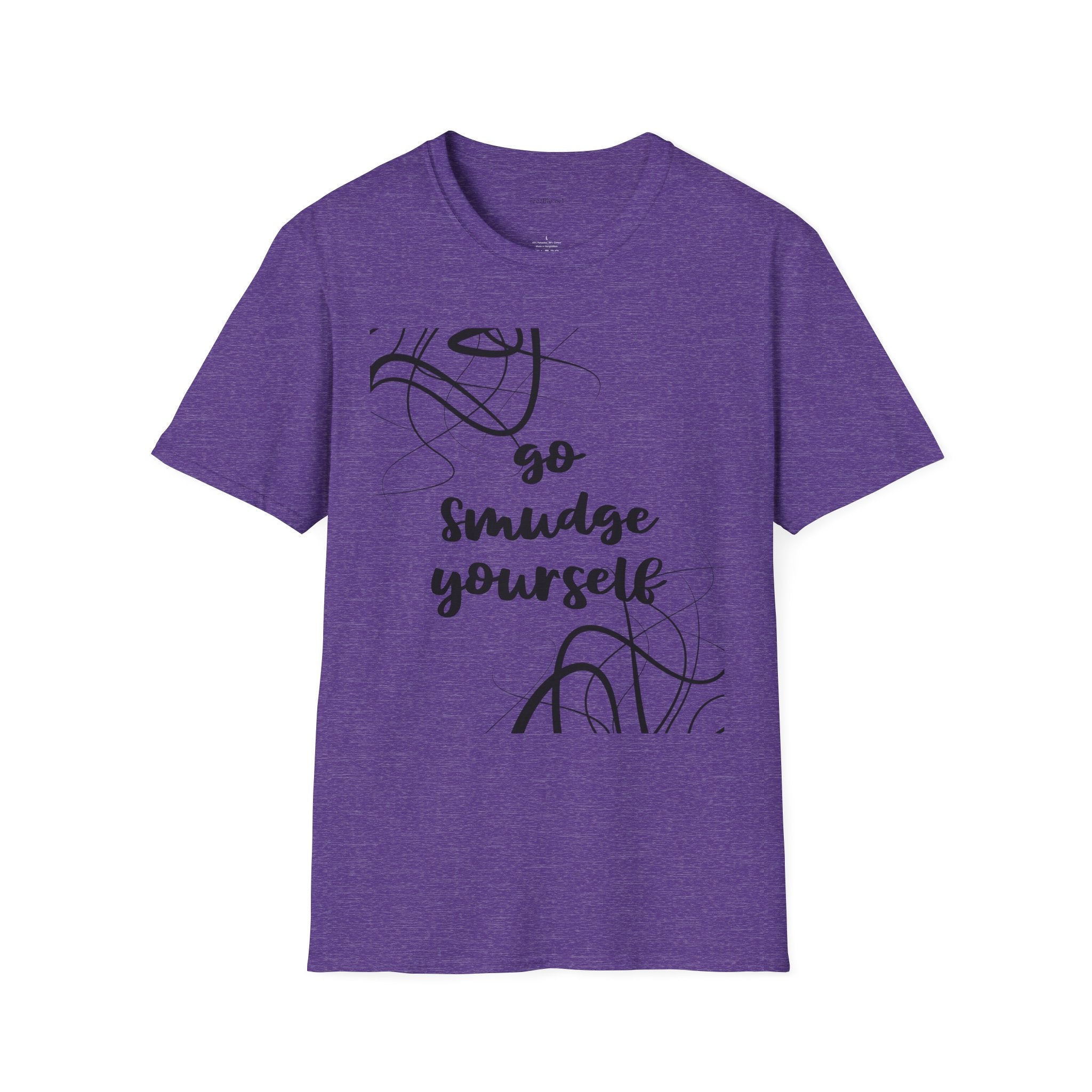 Go Smudge Yourself- Unisex Softstyle T-Shirt 100% Cotton Graphic