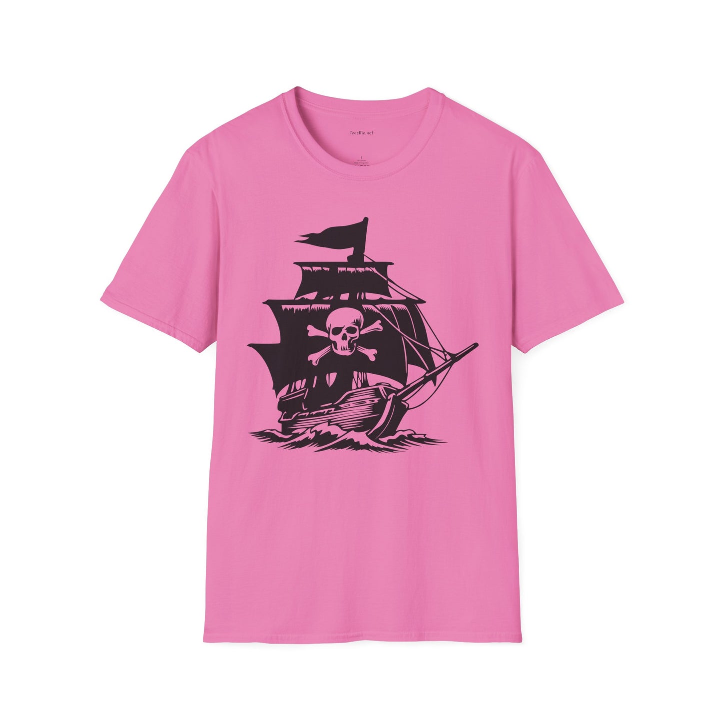 Pirate Ship  - Unisex Softstyle T-Shirt 100% Cotton Graphic